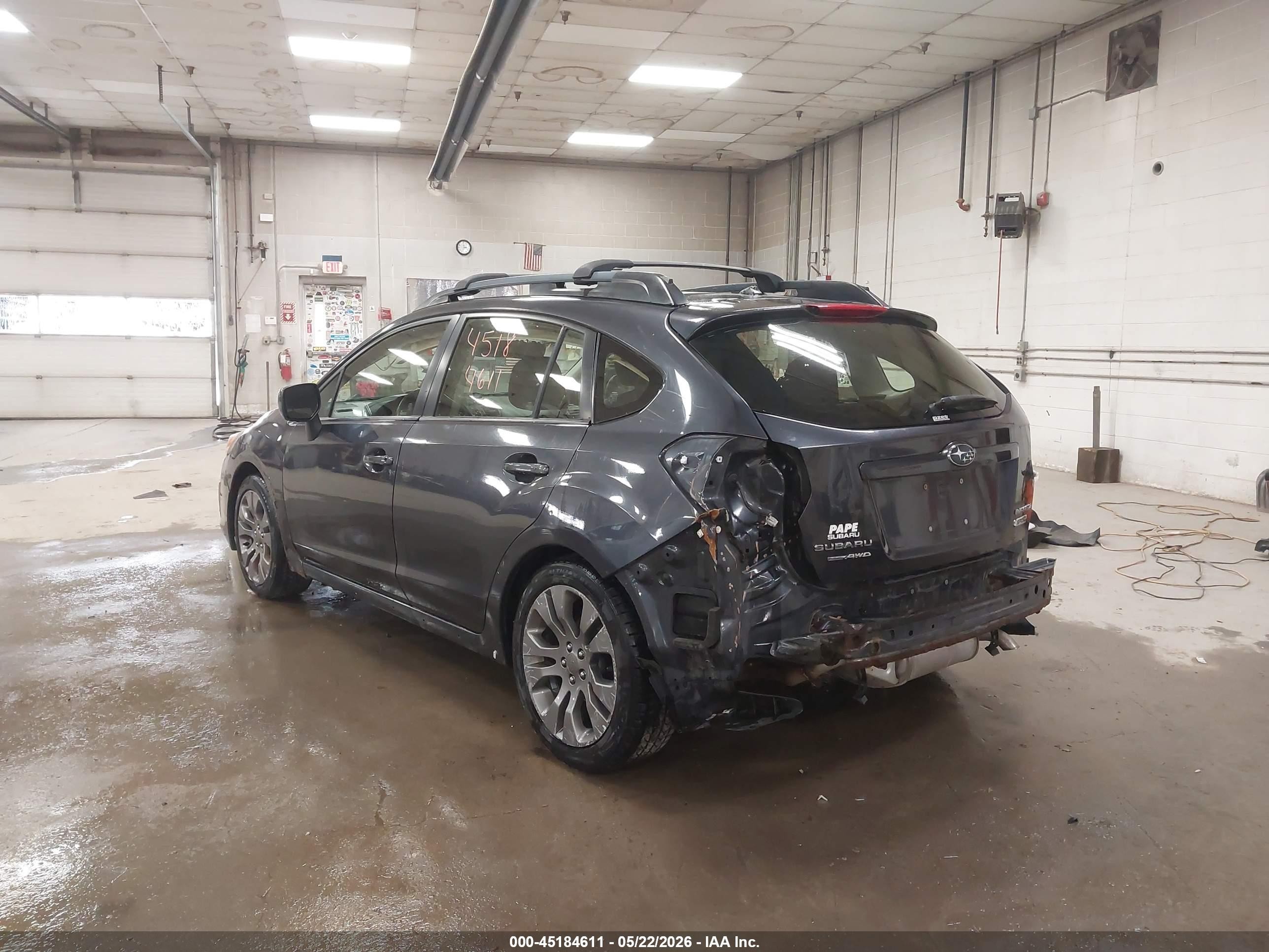 2013 Subaru Impreza 2.0i Sport Premium Gray vin: JF1GPAL62D2881493