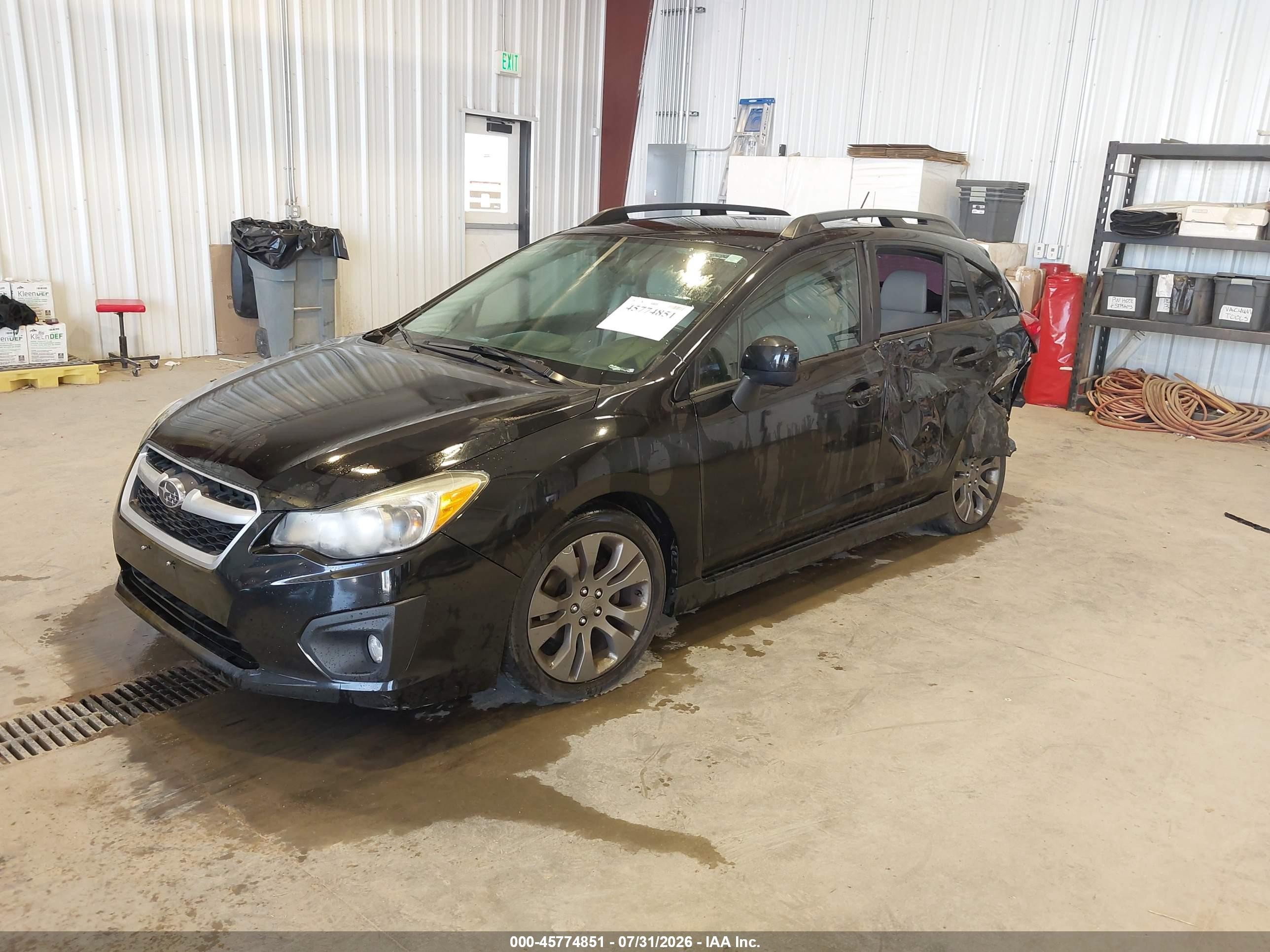 2014 Subaru Impreza 2.0i Sport Premium Черный vin: JF1GPAL62E8272886