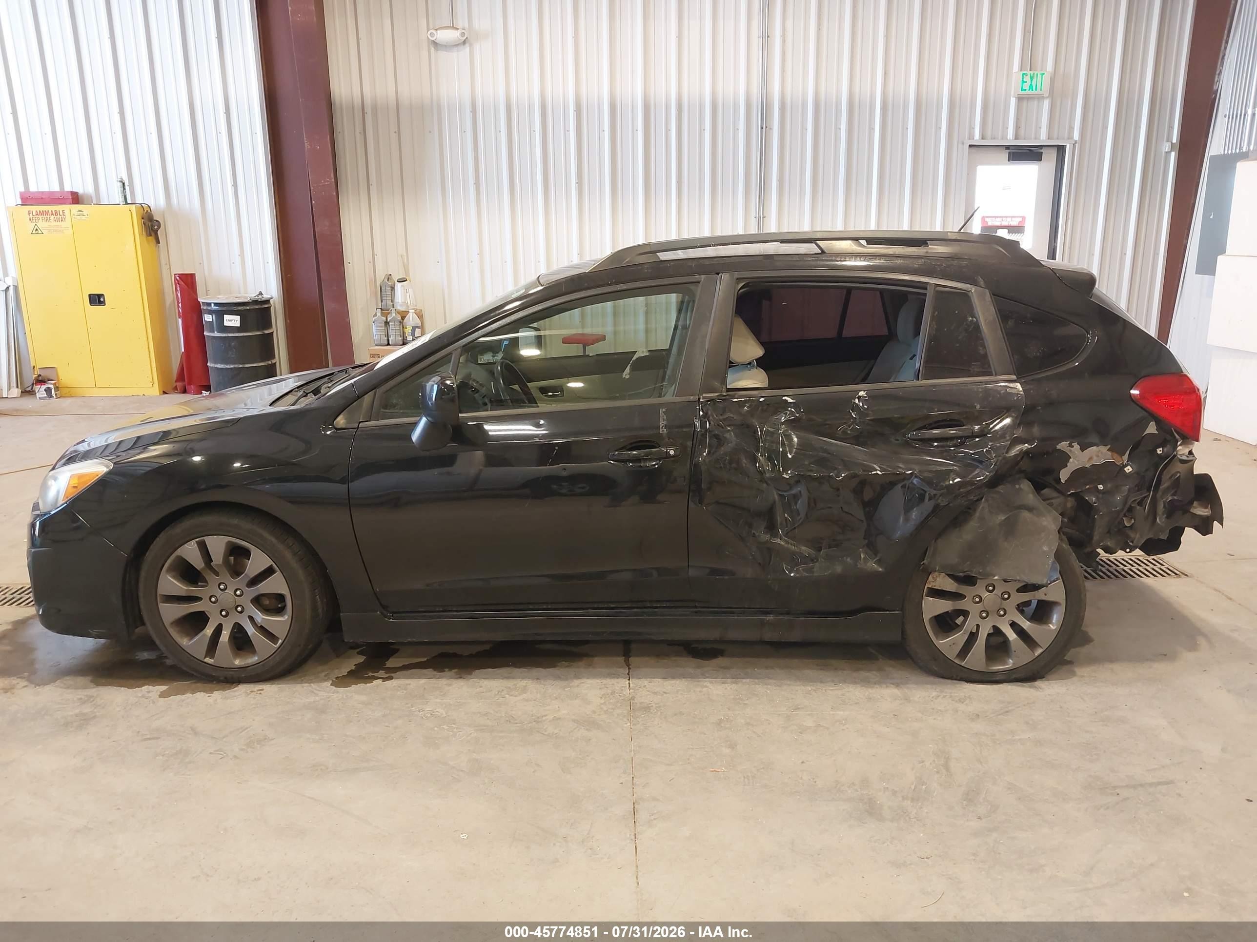 2014 Subaru Impreza 2.0i Sport Premium Черный vin: JF1GPAL62E8272886