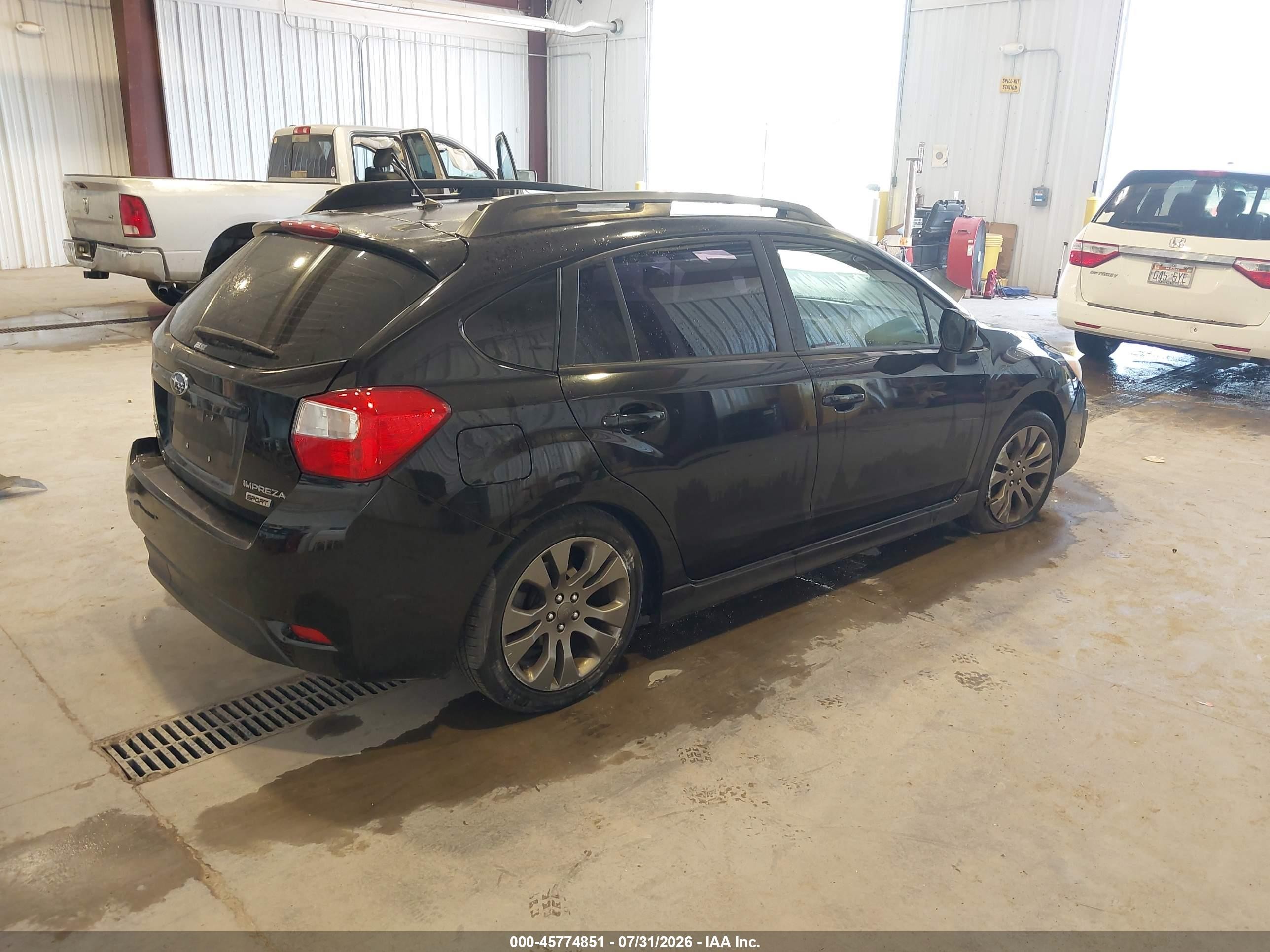 2014 Subaru Impreza 2.0i Sport Premium Черный vin: JF1GPAL62E8272886