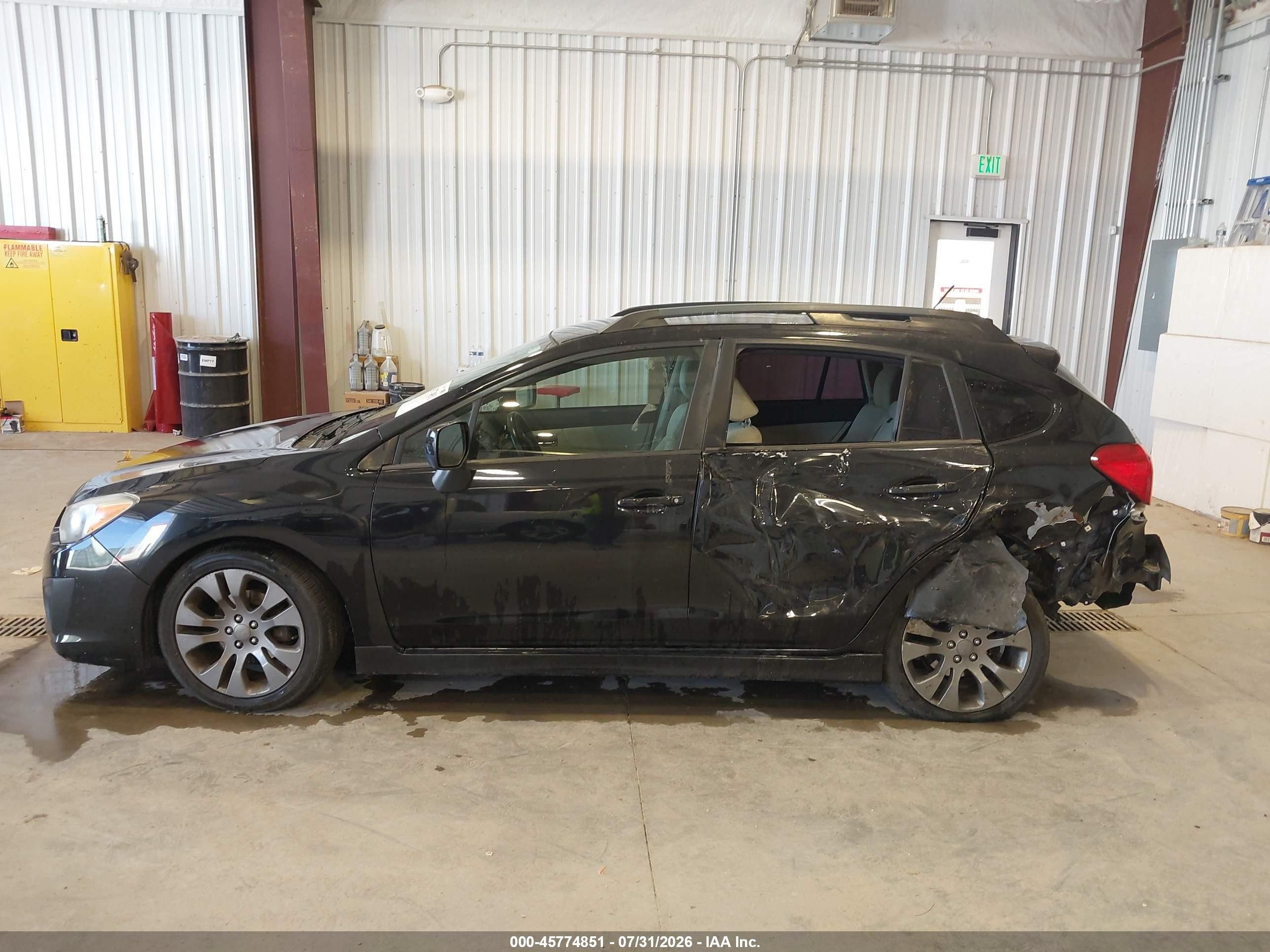 2014 Subaru Impreza 2.0i Sport Premium Черный vin: JF1GPAL62E8272886