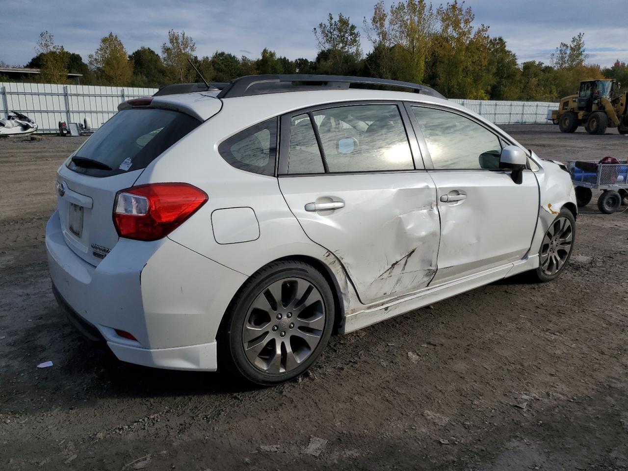 2014 Subaru Impreza Sport Premium White vin: JF1GPAL62E8307247