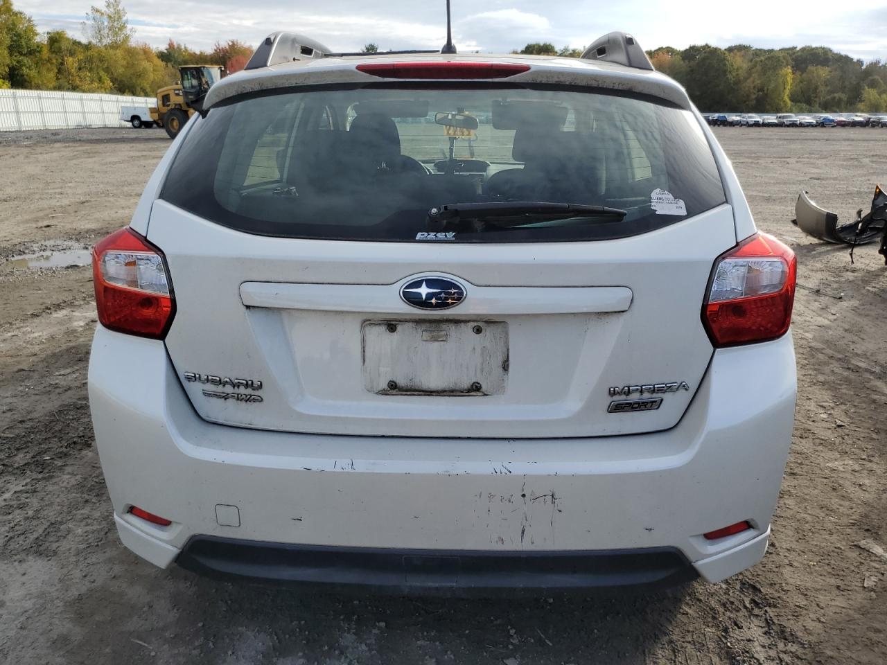 2014 Subaru Impreza Sport Premium White vin: JF1GPAL62E8307247