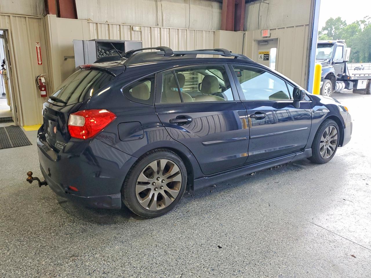 2014 Subaru Impreza Sport Premium Blue vin: JF1GPAL62EH238091