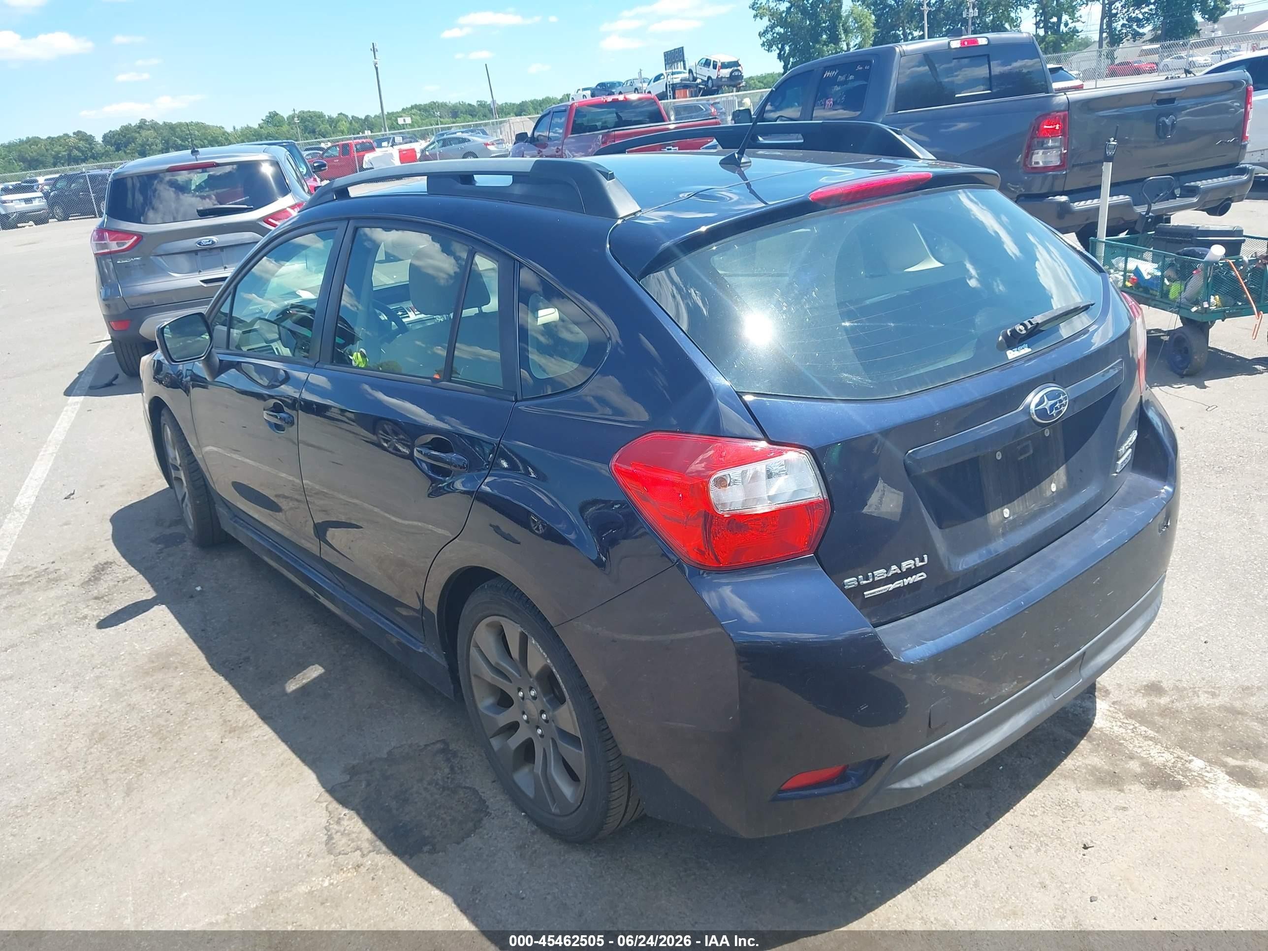 2014 Subaru Impreza 2.0i Sport Premium Black vin: JF1GPAL62EH272600