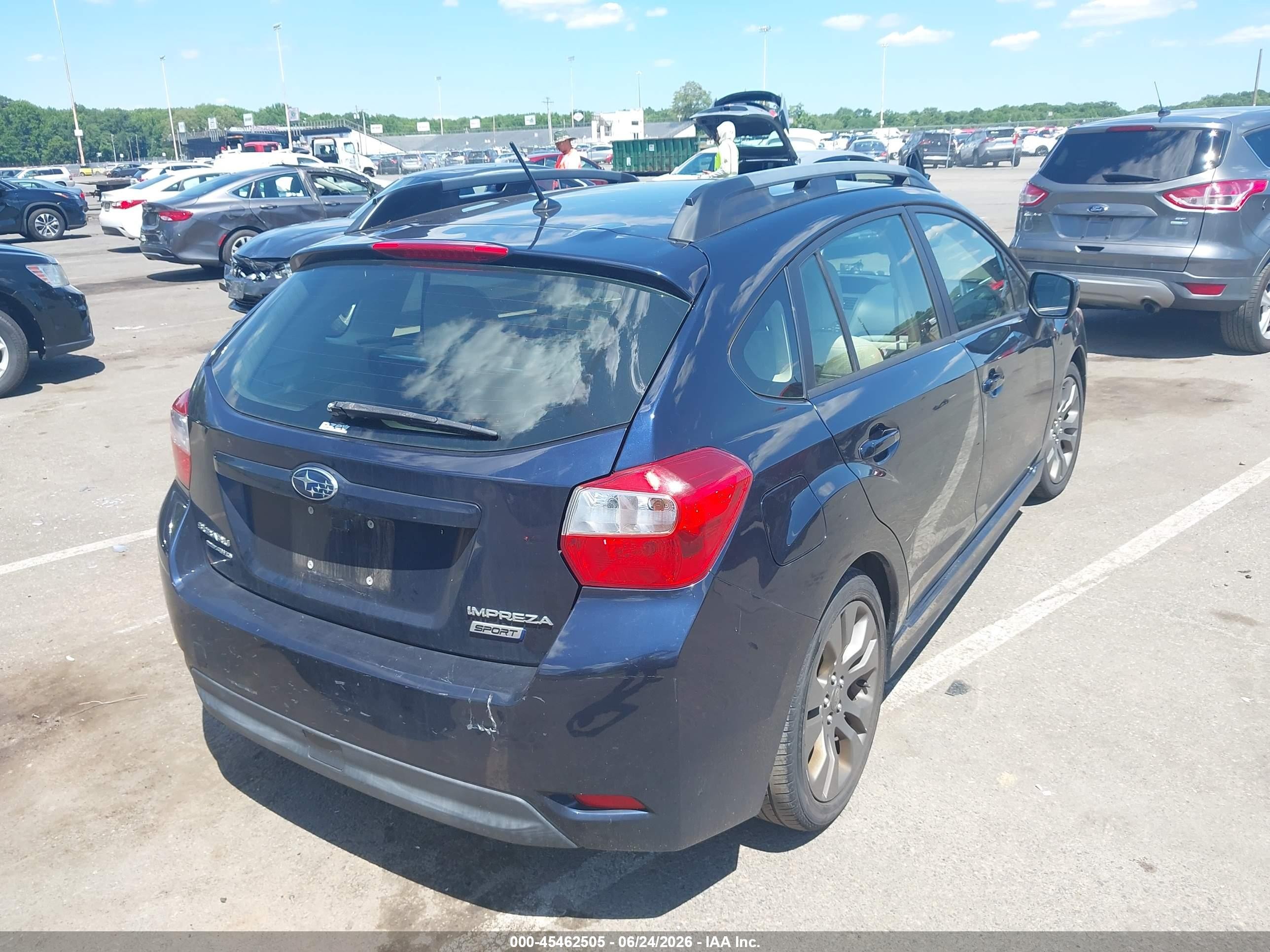 2014 Subaru Impreza 2.0i Sport Premium Black vin: JF1GPAL62EH272600