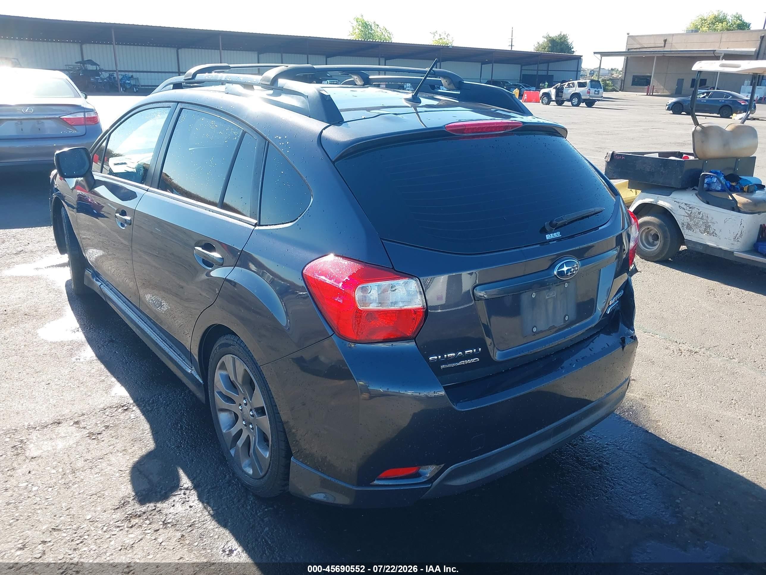 2013 Subaru Impreza 2.0i Sport Premium Gray vin: JF1GPAL63D1893416