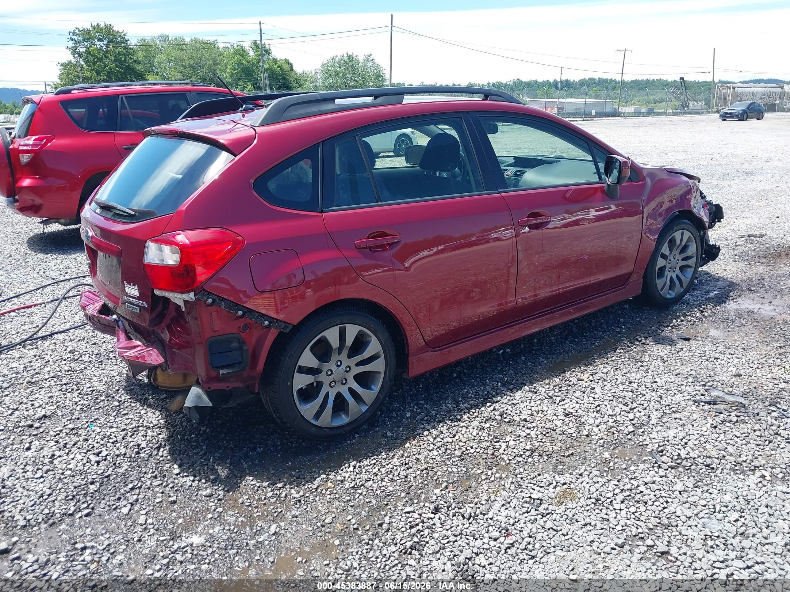 2013 Subaru Impreza 2.0i Sport Premium Maroon vin: JF1GPAL63D2828642