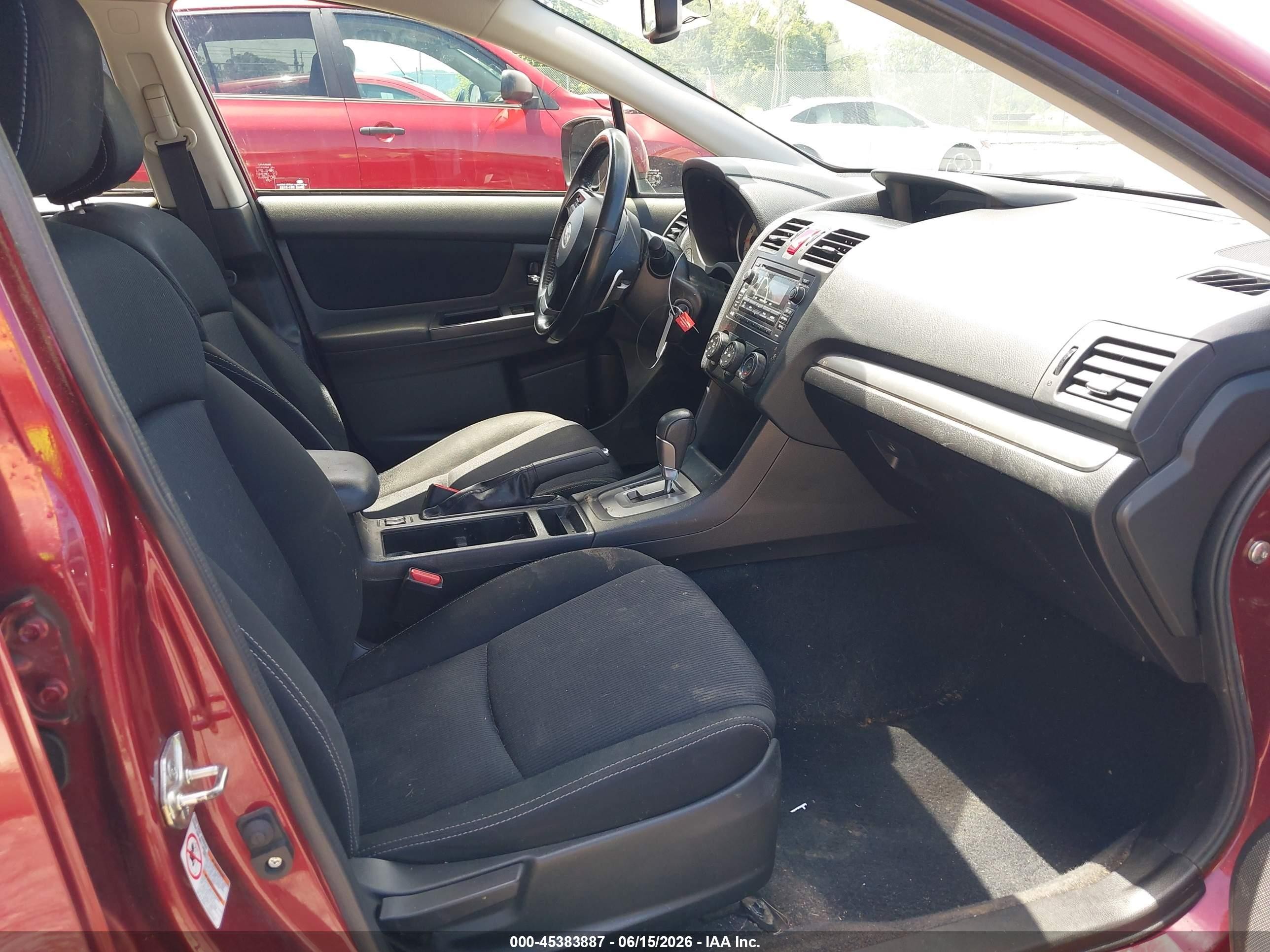 2013 Subaru Impreza 2.0i Sport Premium Maroon vin: JF1GPAL63D2828642