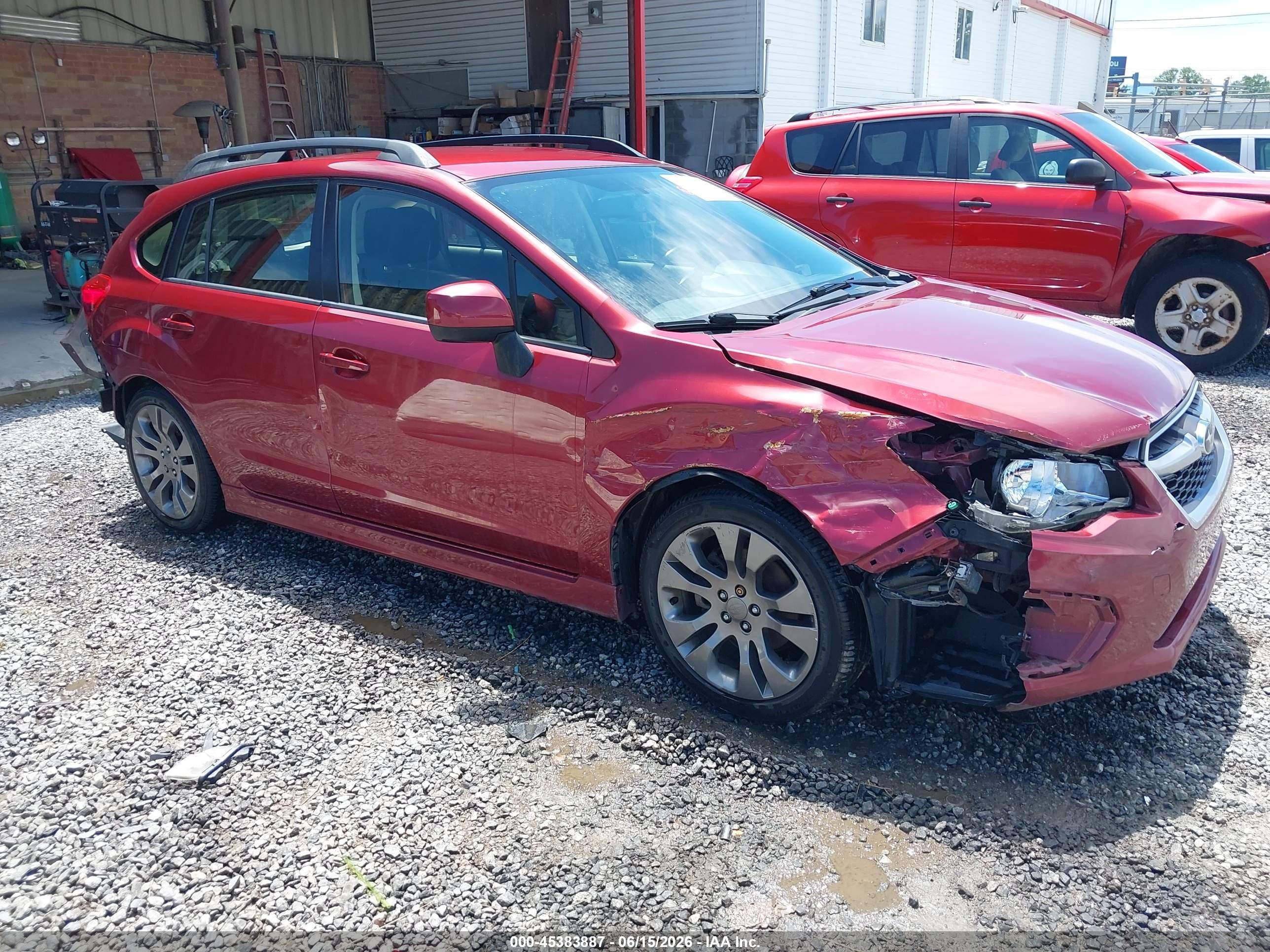 2013 Subaru Impreza 2.0i Sport Premium Maroon vin: JF1GPAL63D2828642