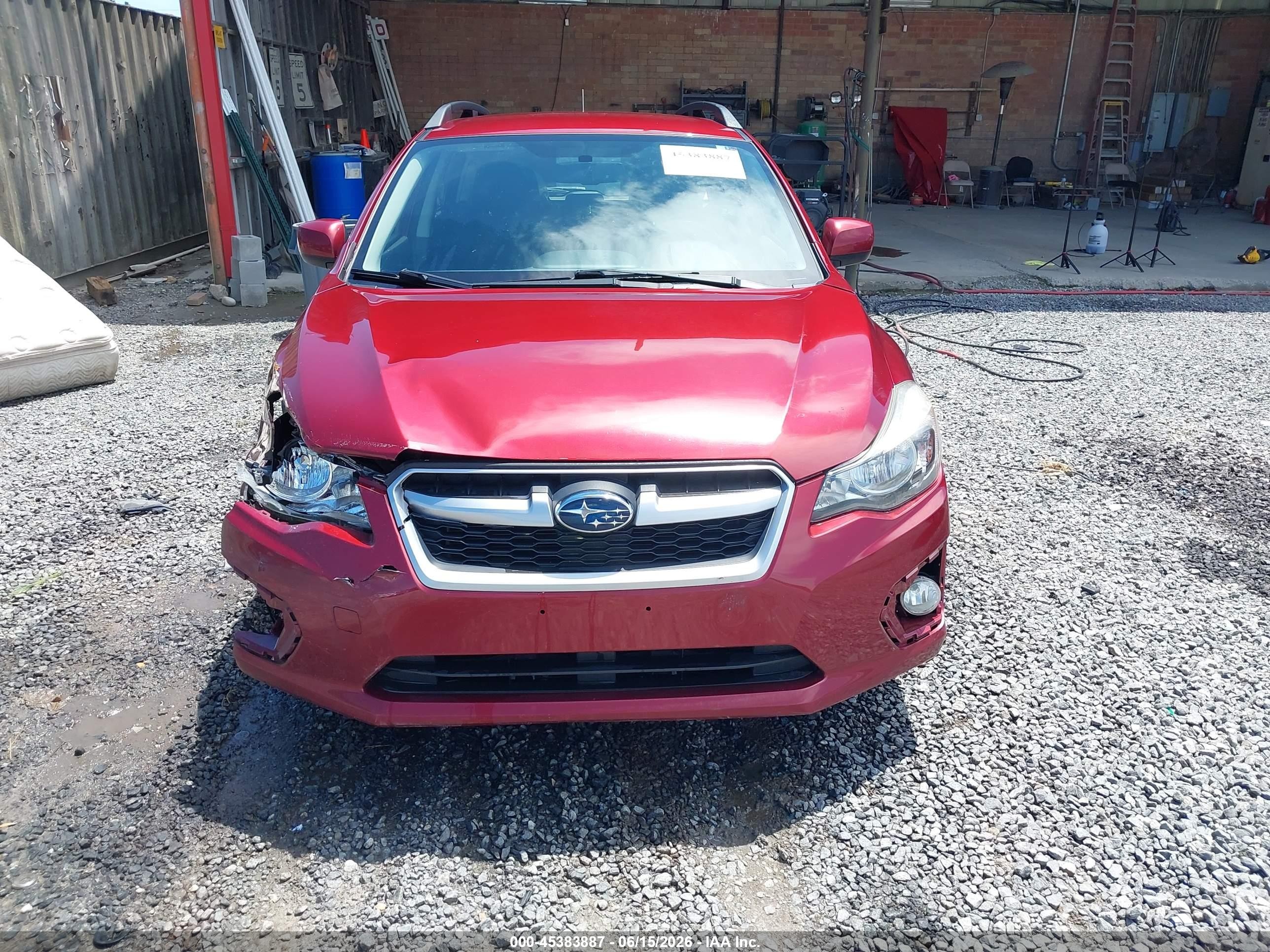 2013 Subaru Impreza 2.0i Sport Premium Maroon vin: JF1GPAL63D2828642