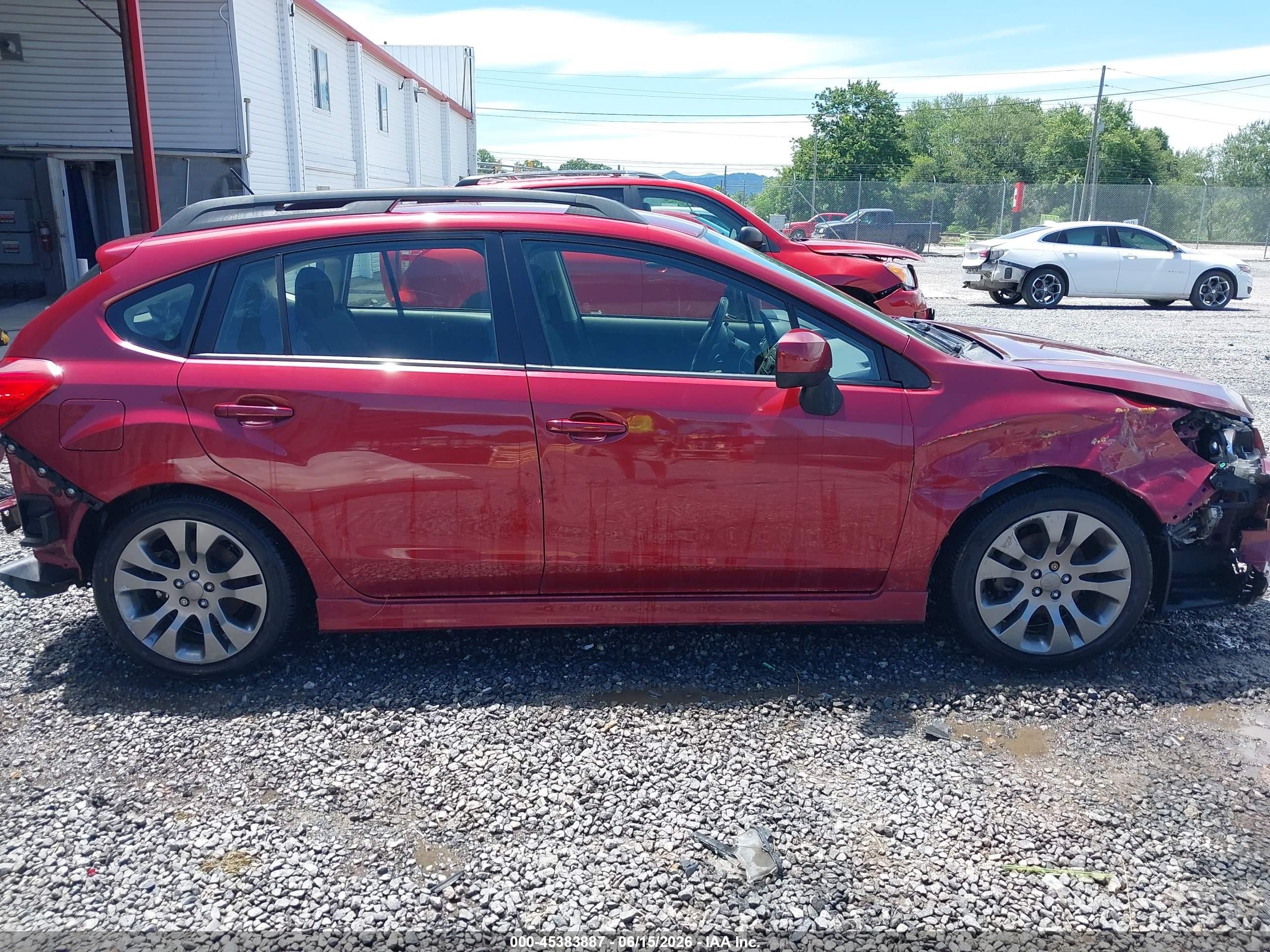 2013 Subaru Impreza 2.0i Sport Premium Maroon vin: JF1GPAL63D2828642