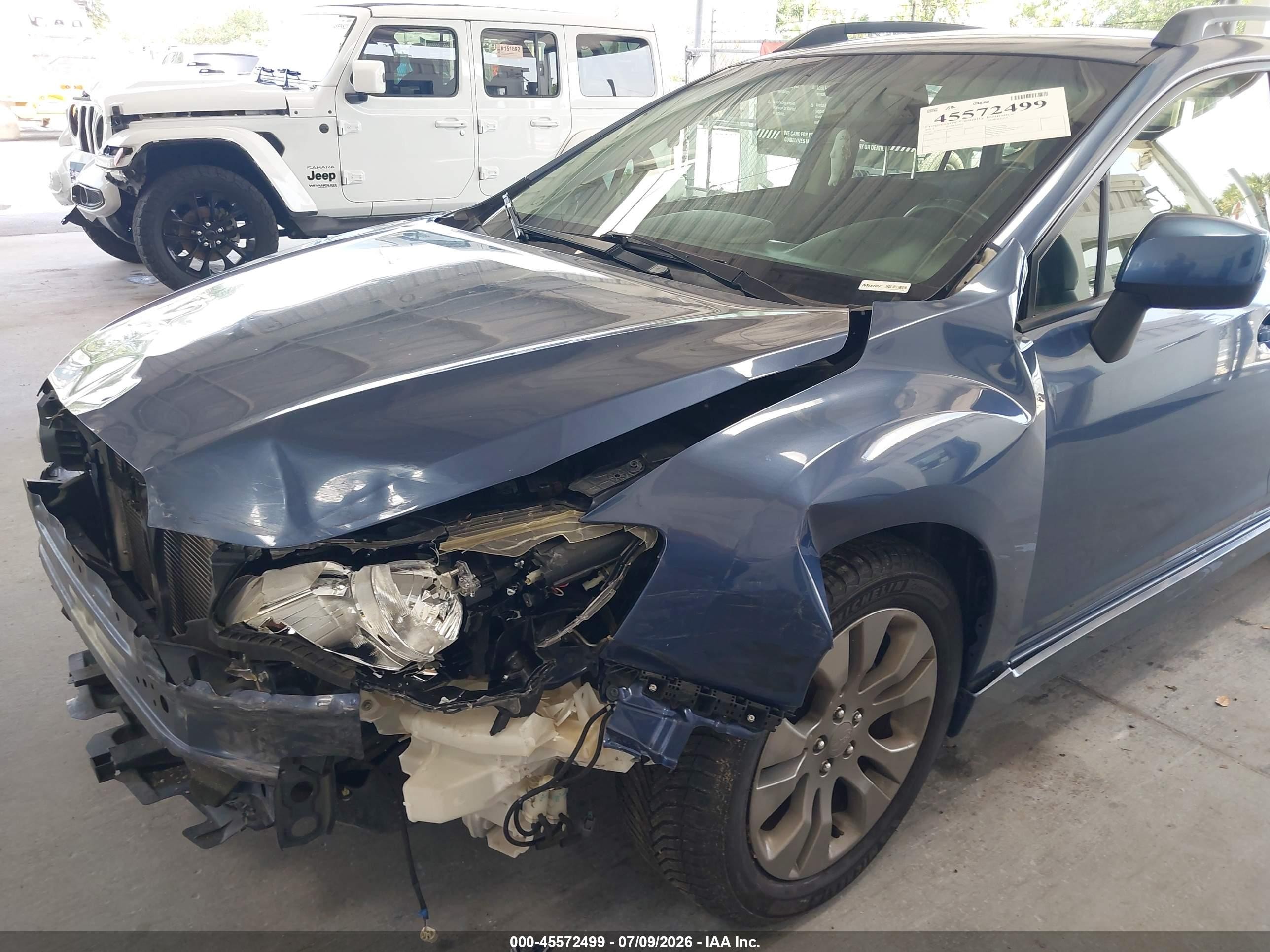 2013 Subaru Impreza 2.0i Sport Premium Blue vin: JF1GPAL63D2874553