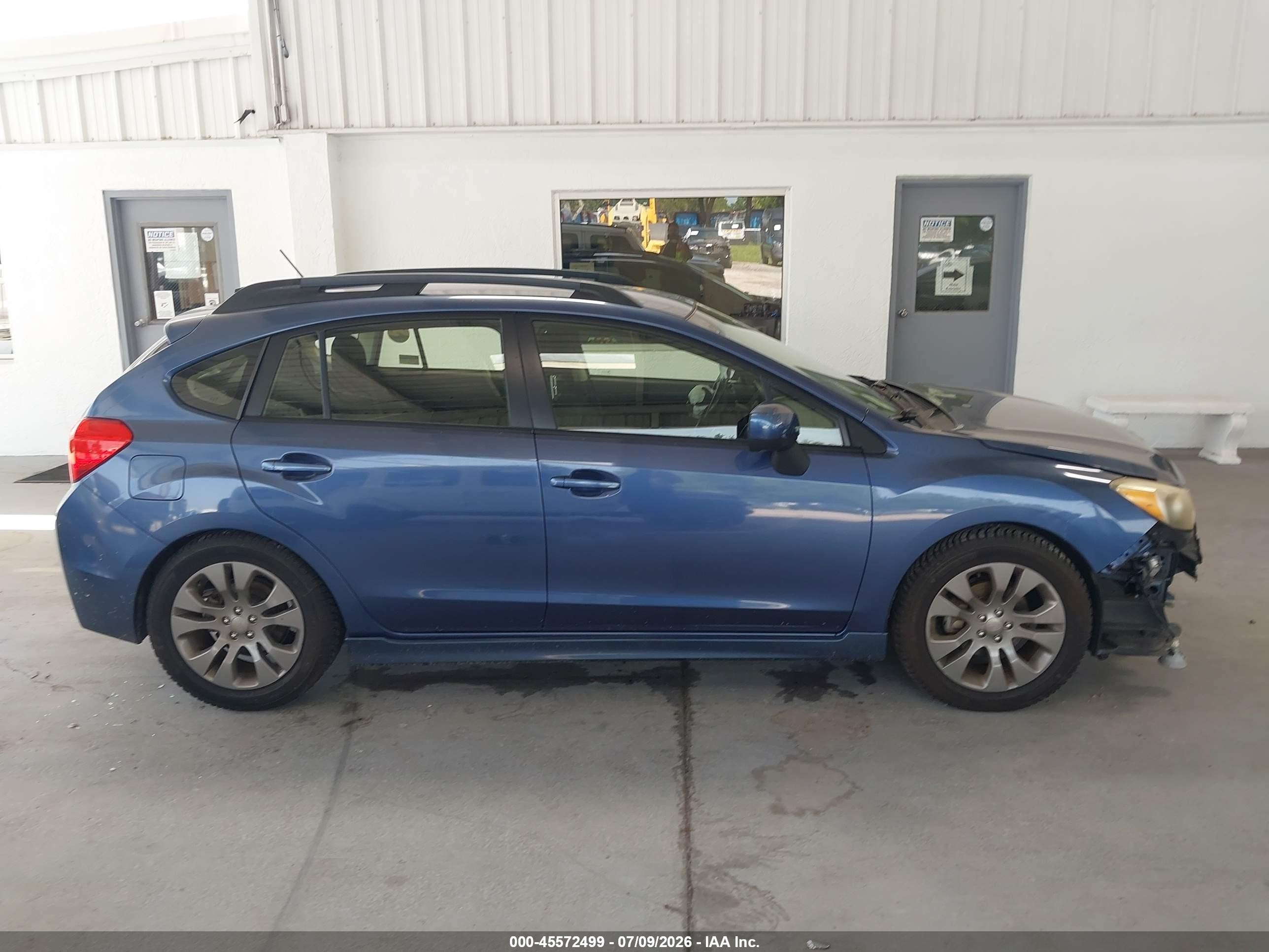 2013 Subaru Impreza 2.0i Sport Premium Blue vin: JF1GPAL63D2874553