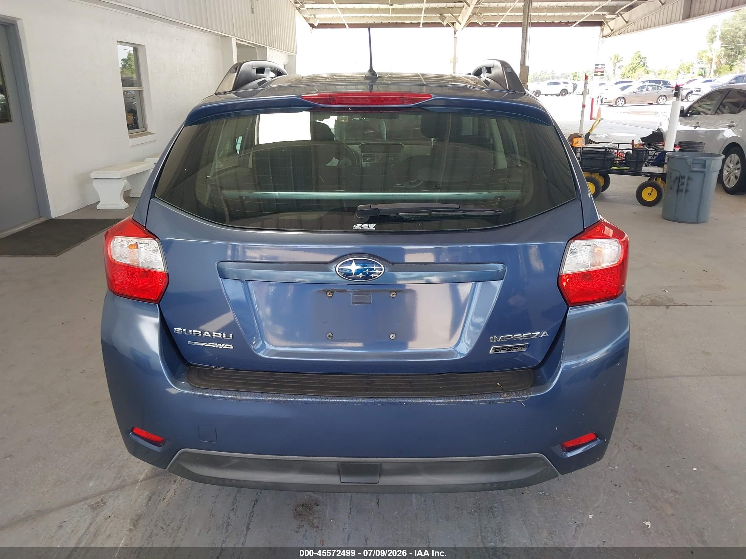 2013 Subaru Impreza 2.0i Sport Premium Blue vin: JF1GPAL63D2874553