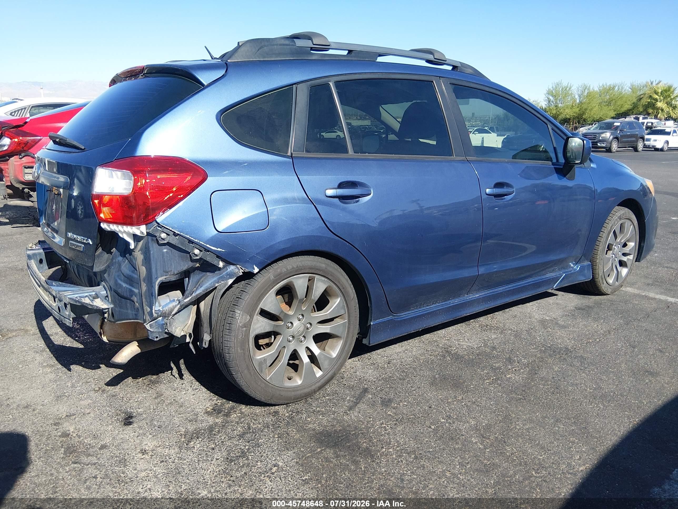 2013 Subaru Impreza 2.0i Sport Premium Blue vin: JF1GPAL63DH210332