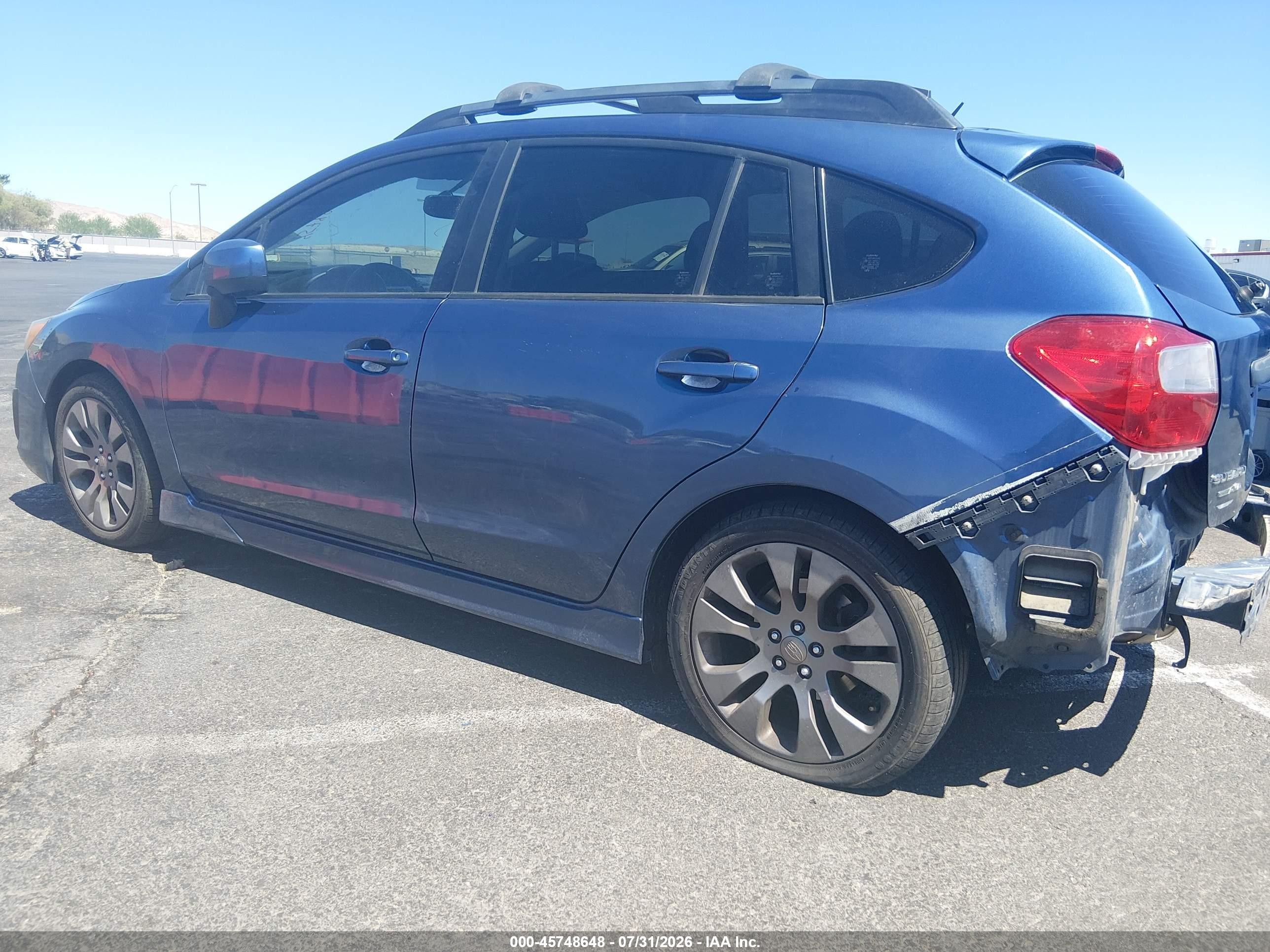 2013 Subaru Impreza 2.0i Sport Premium Blue vin: JF1GPAL63DH210332