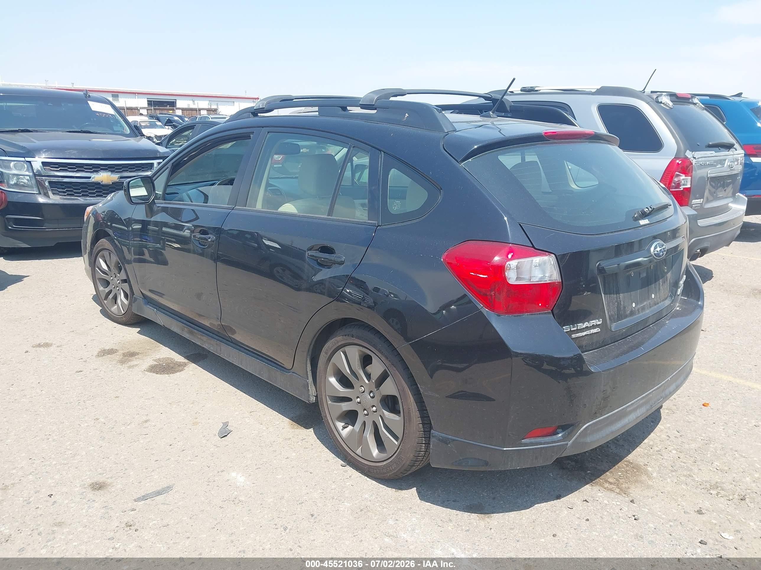 2013 Subaru Impreza 2.0i Sport Premium Black vin: JF1GPAL63DH804628