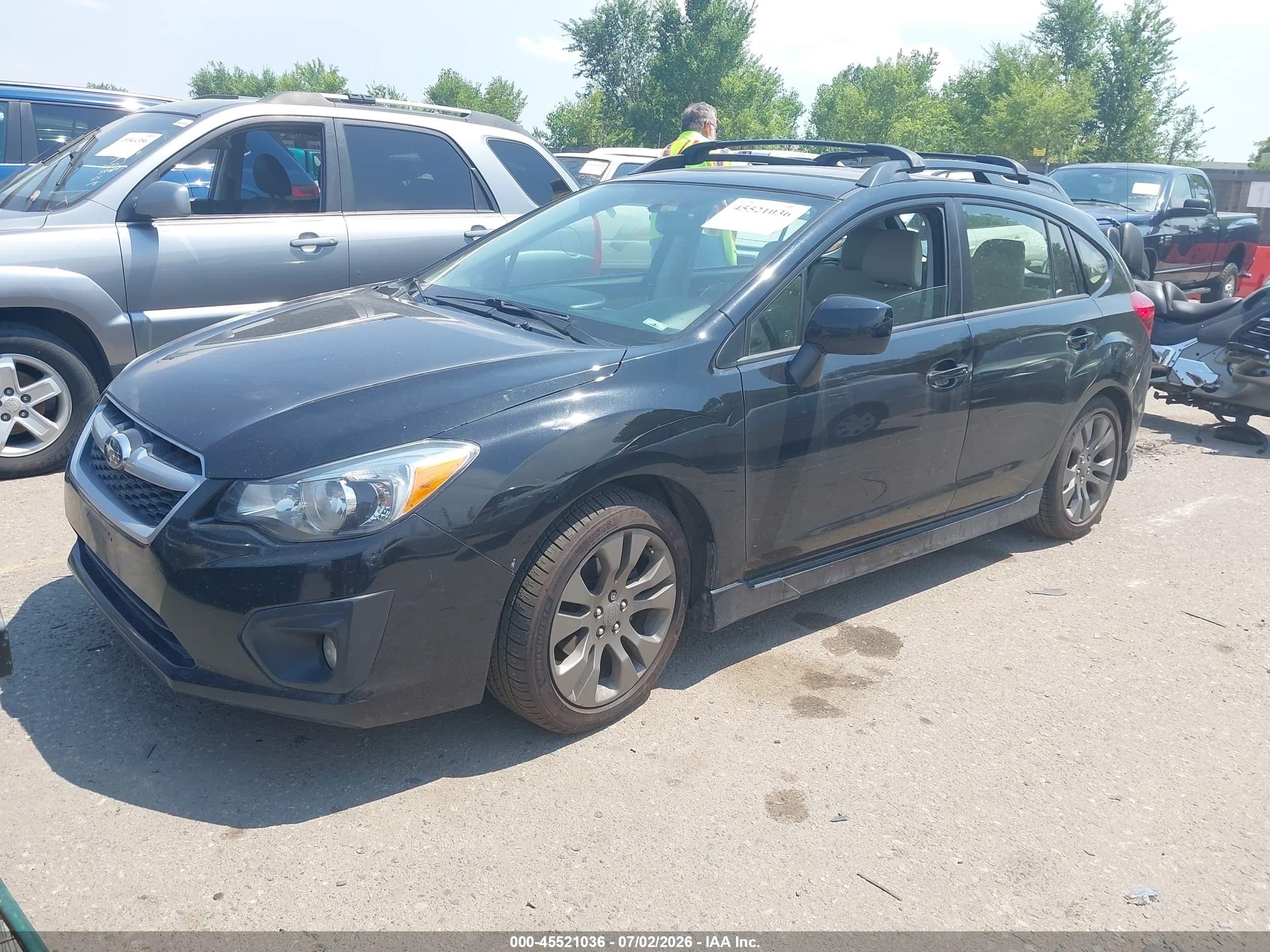 2013 Subaru Impreza 2.0i Sport Premium Black vin: JF1GPAL63DH804628