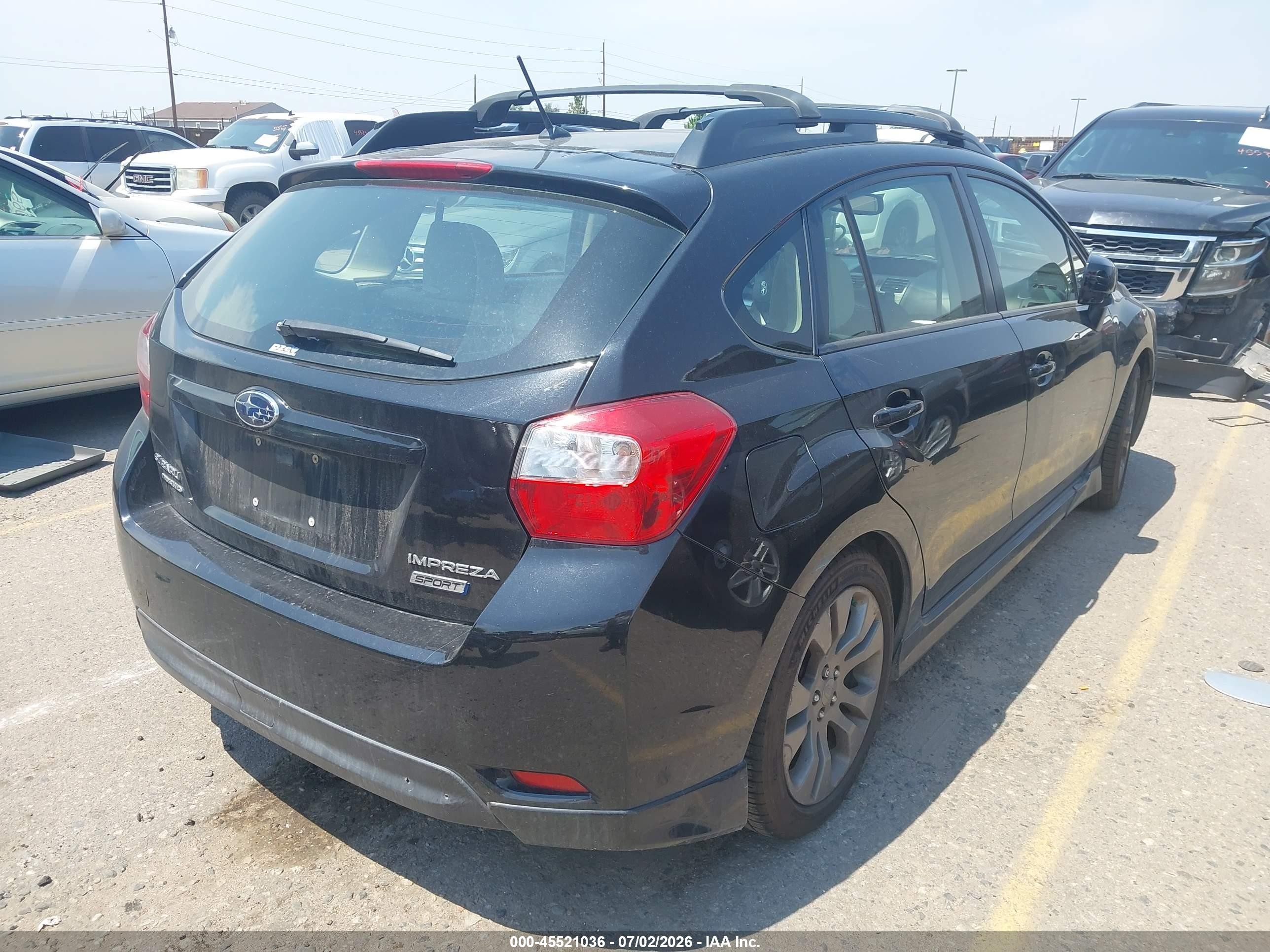 2013 Subaru Impreza 2.0i Sport Premium Black vin: JF1GPAL63DH804628