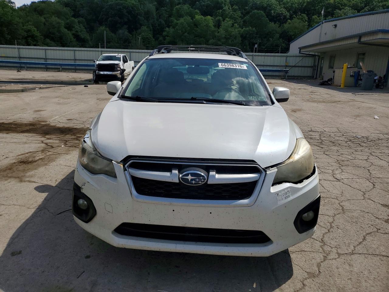 2013 Subaru Impreza Sport Premium White vin: JF1GPAL63DH821431