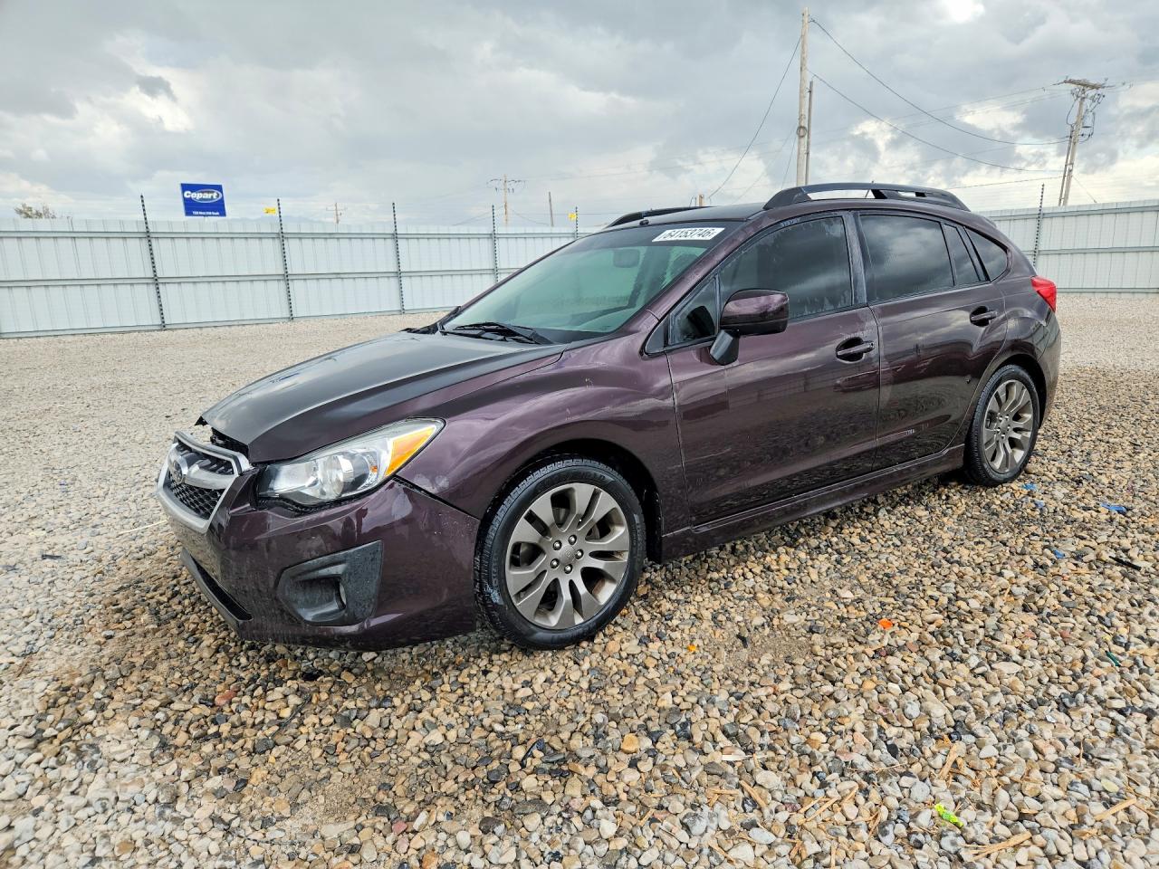 2013 Subaru Impreza Sport Premium Purple vin: JF1GPAL63DH841226