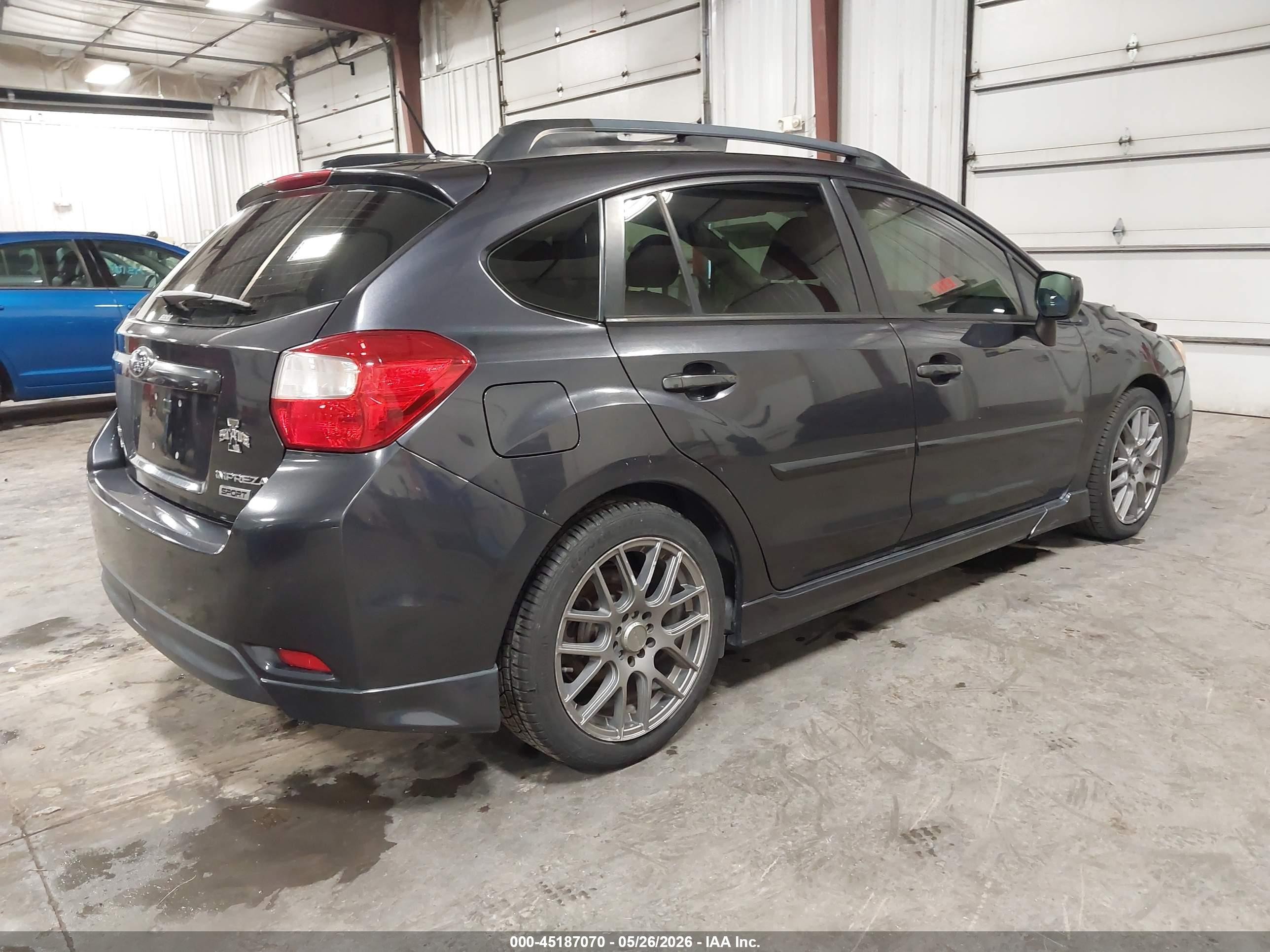 2014 Subaru Impreza 2.0i Sport Premium Gray vin: JF1GPAL63E8278938