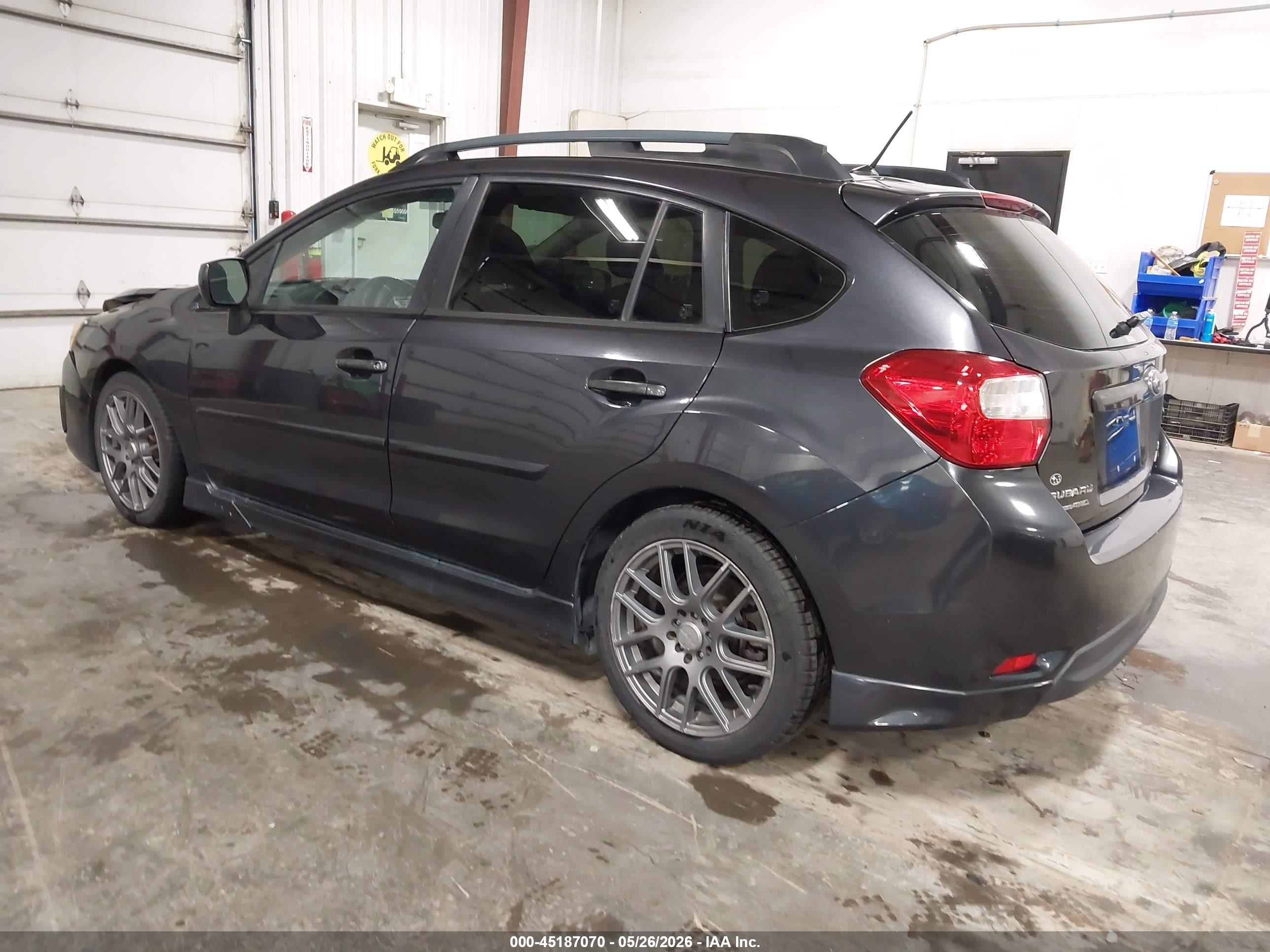 2014 Subaru Impreza 2.0i Sport Premium Gray vin: JF1GPAL63E8278938