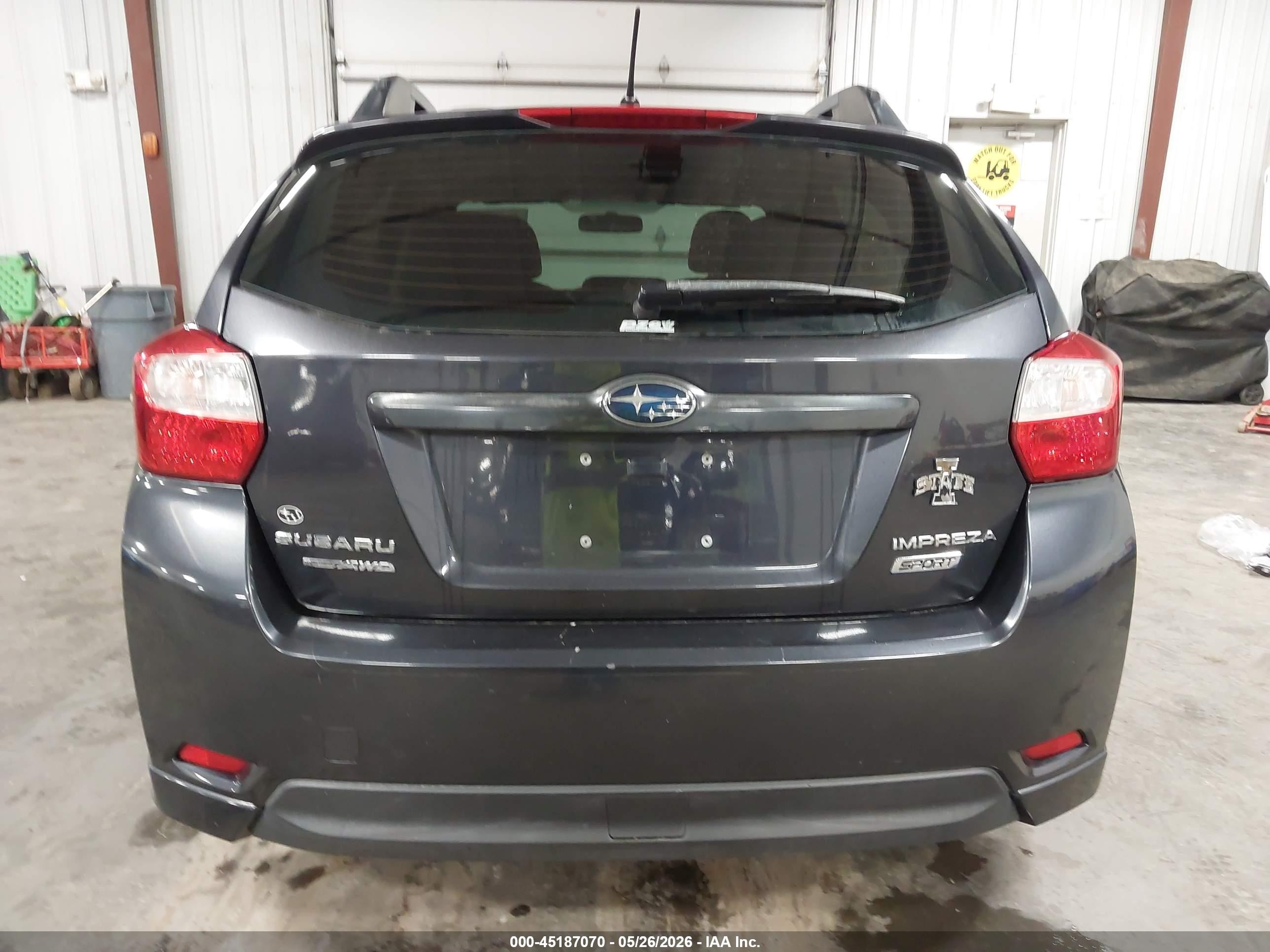2014 Subaru Impreza 2.0i Sport Premium Gray vin: JF1GPAL63E8278938