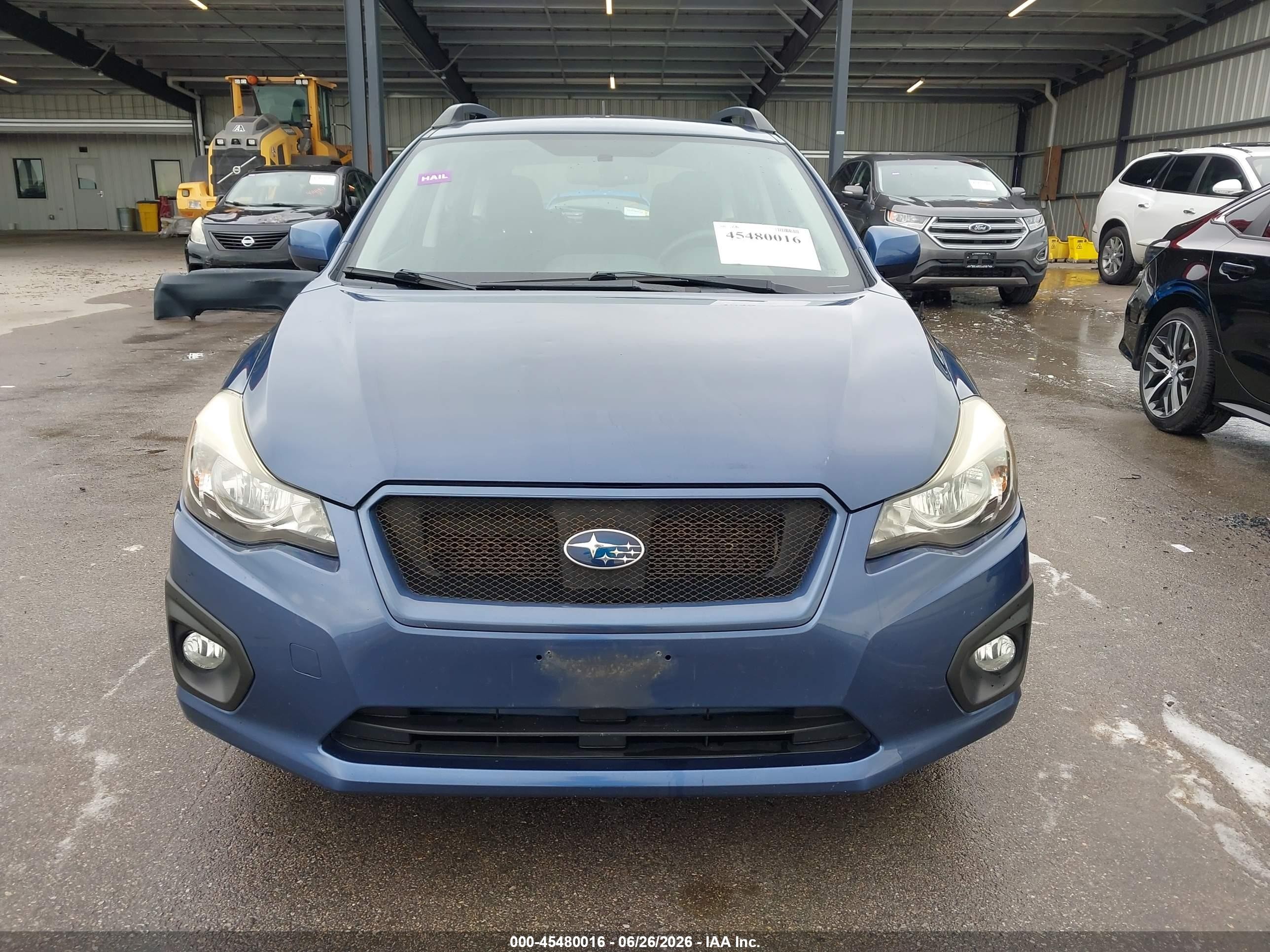 2012 Subaru Impreza 2.0i Sport Premium Синий vin: JF1GPAL64CH221743