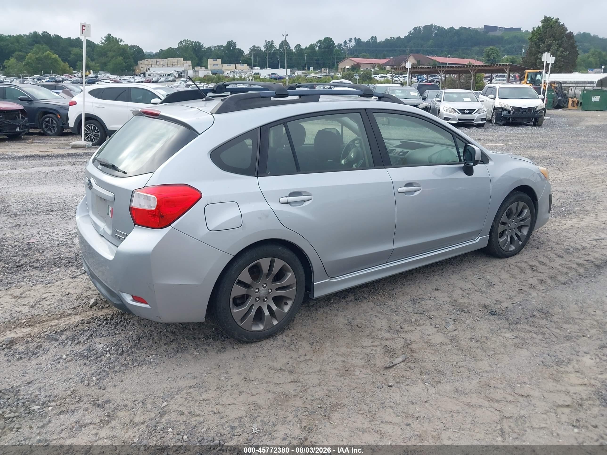 2013 Subaru Impreza 2.0i Sport Premium Серебряный vin: JF1GPAL64D1848677
