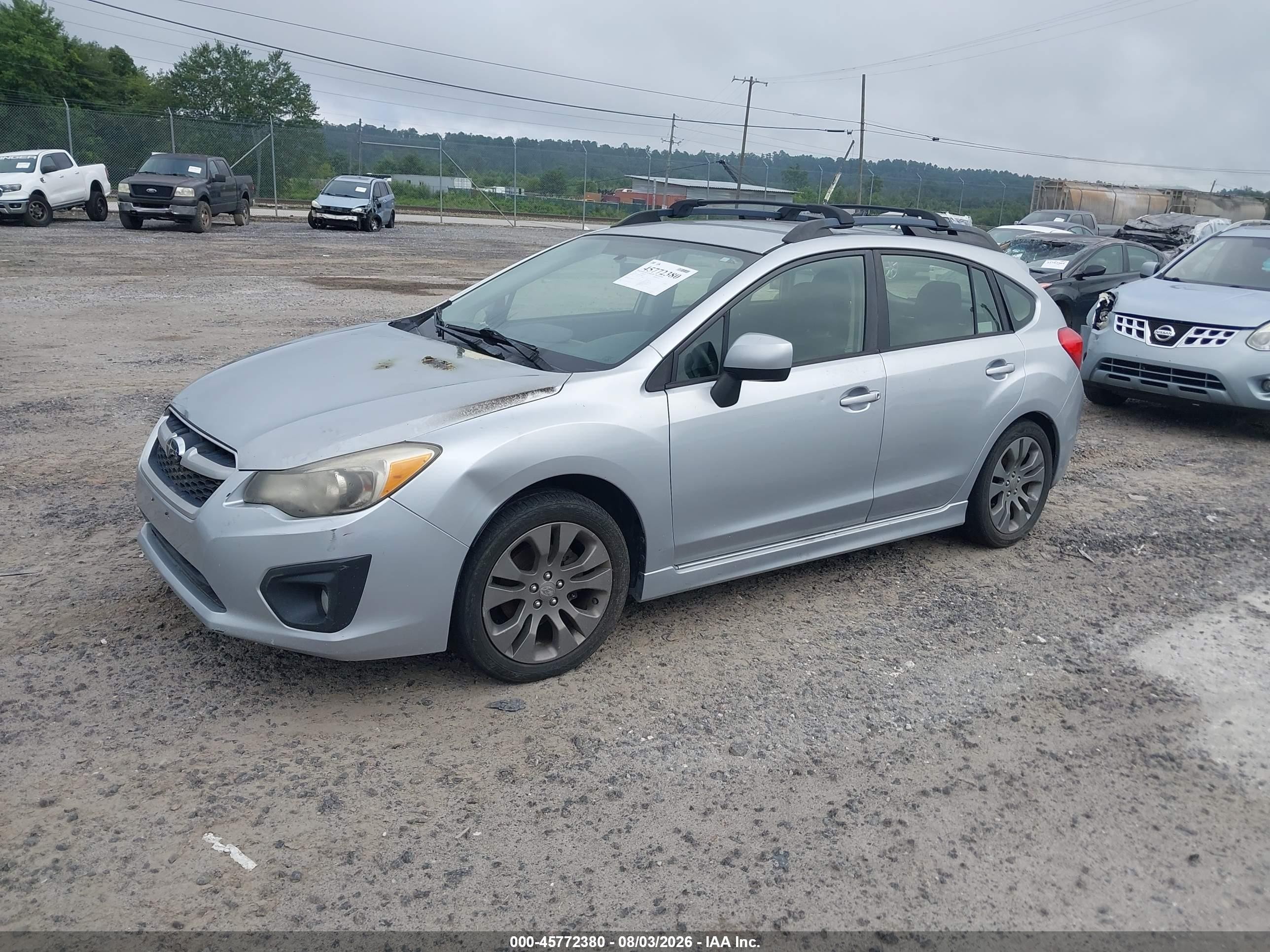 2013 Subaru Impreza 2.0i Sport Premium Серебряный vin: JF1GPAL64D1848677