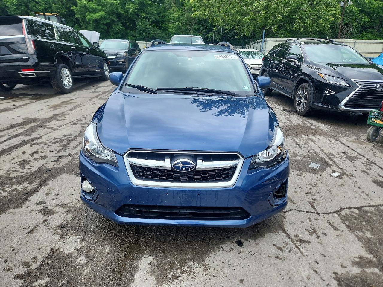 2013 Subaru Impreza Sport Premium Blue vin: JF1GPAL64D2812353