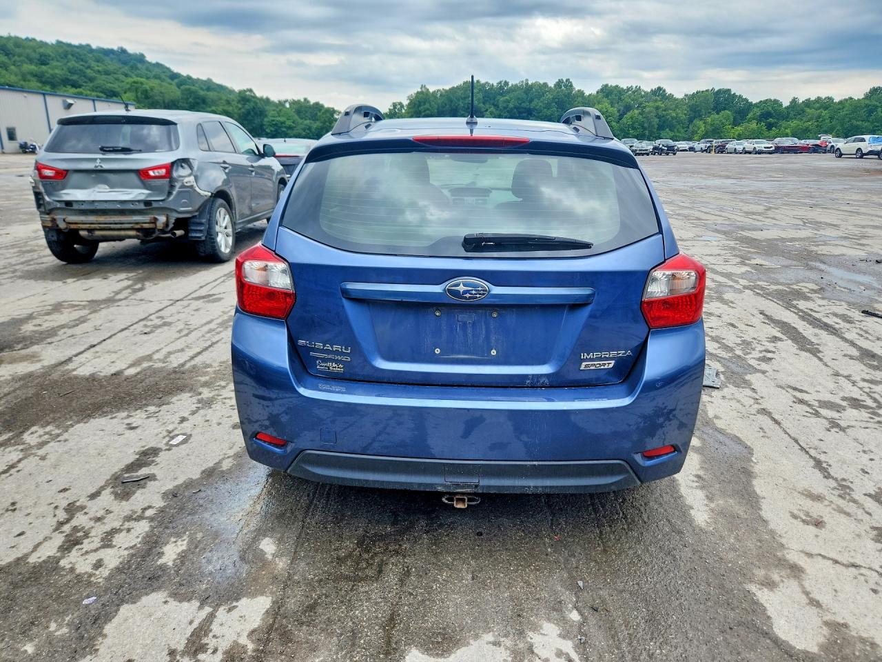 2013 Subaru Impreza Sport Premium Blue vin: JF1GPAL64D2812353