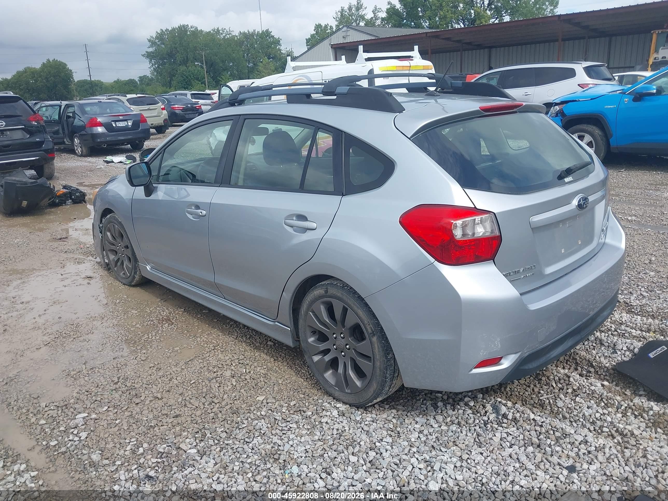 2013 Subaru Impreza 2.0i Sport Premium Silver vin: JF1GPAL64DH805299