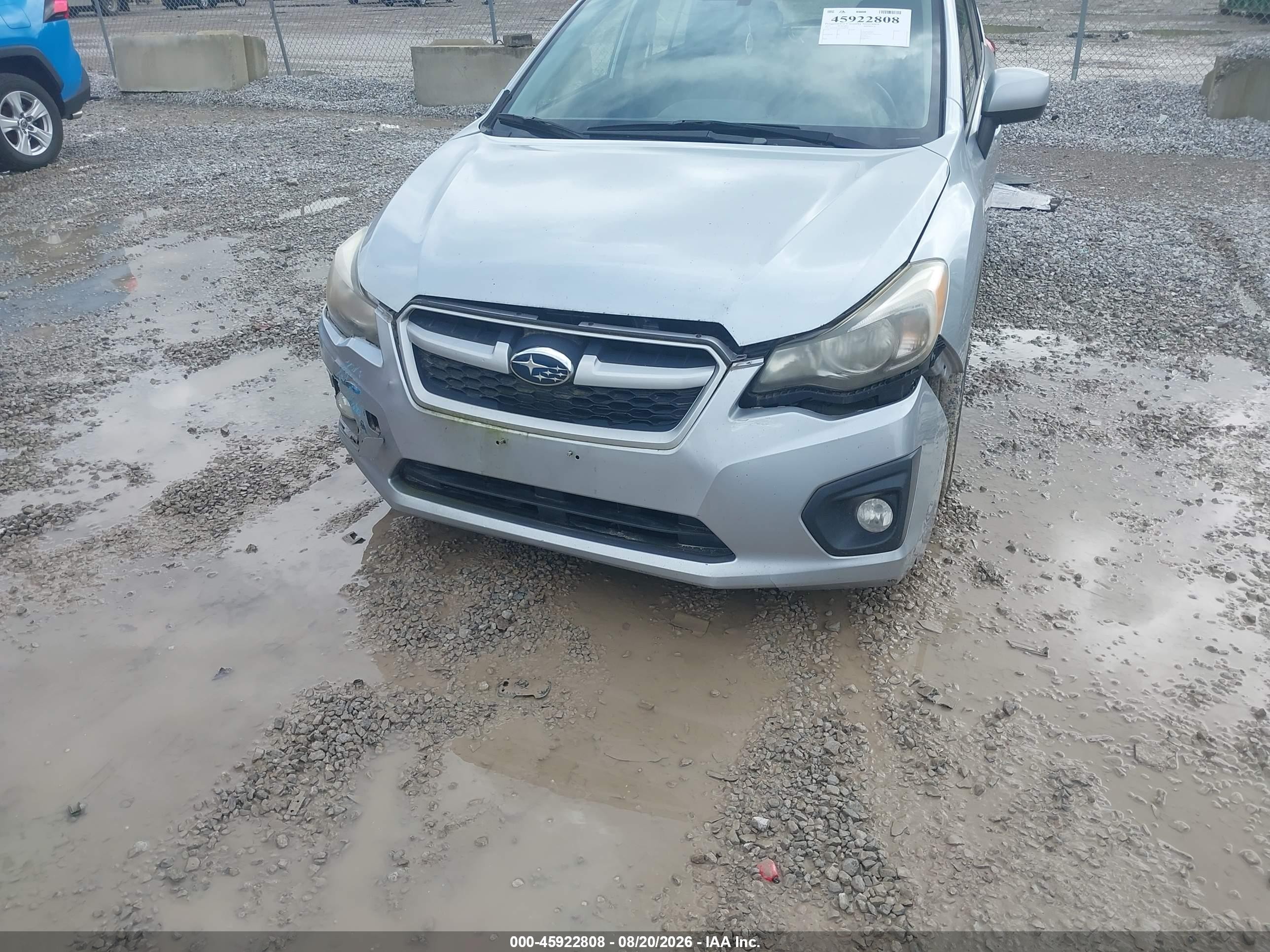 2013 Subaru Impreza 2.0i Sport Premium Silver vin: JF1GPAL64DH805299