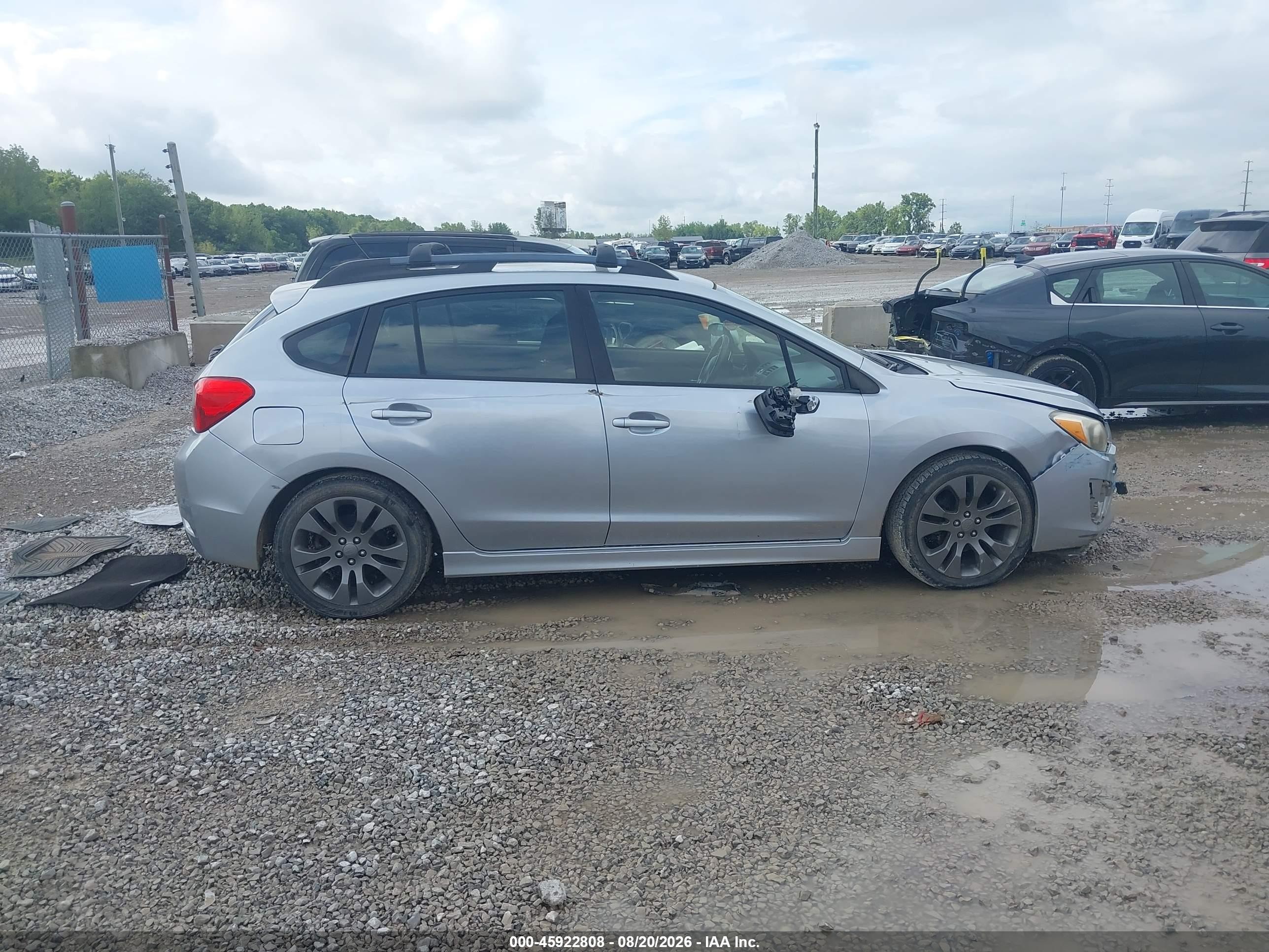 2013 Subaru Impreza 2.0i Sport Premium Silver vin: JF1GPAL64DH805299