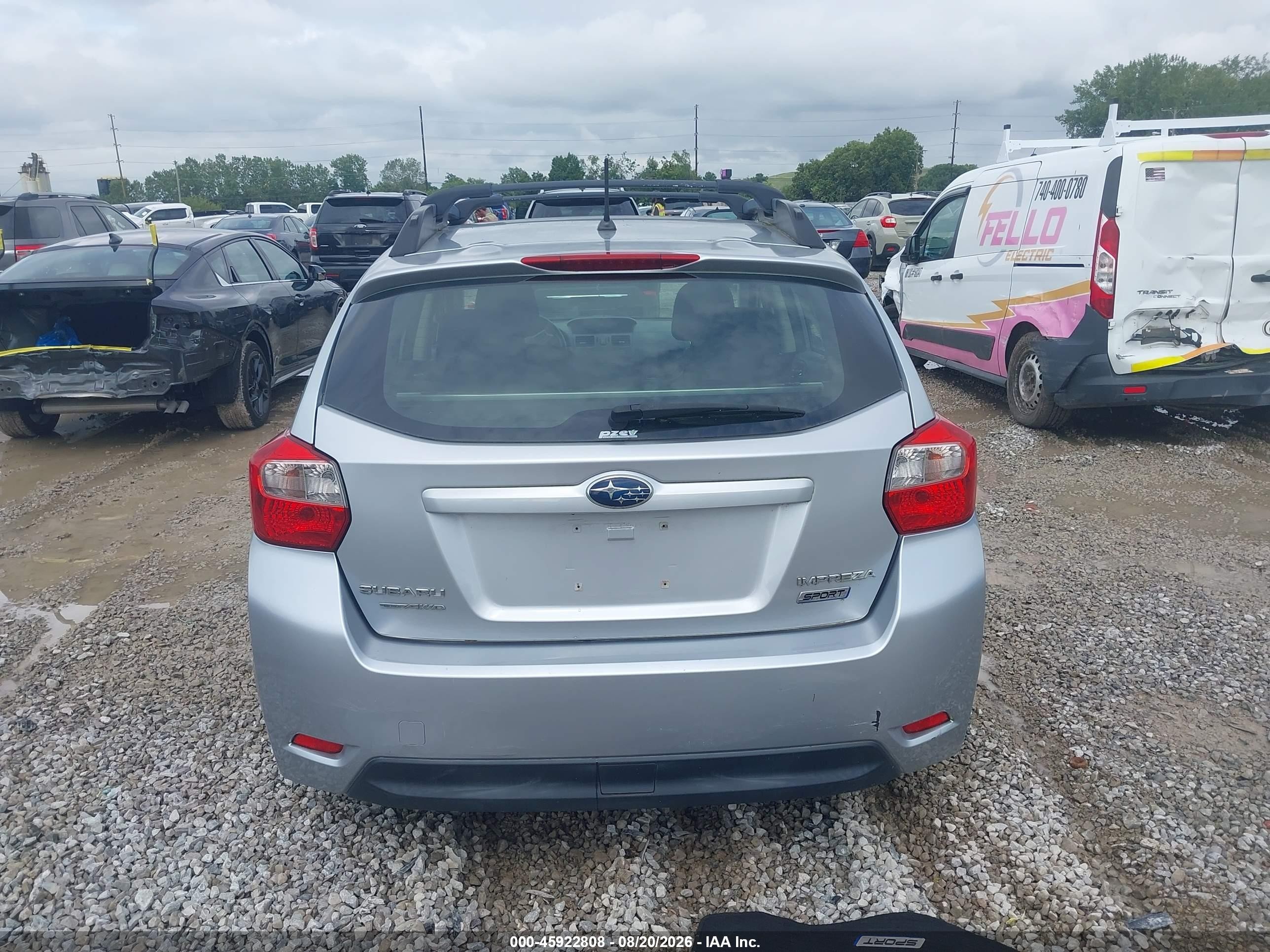 2013 Subaru Impreza 2.0i Sport Premium Silver vin: JF1GPAL64DH805299