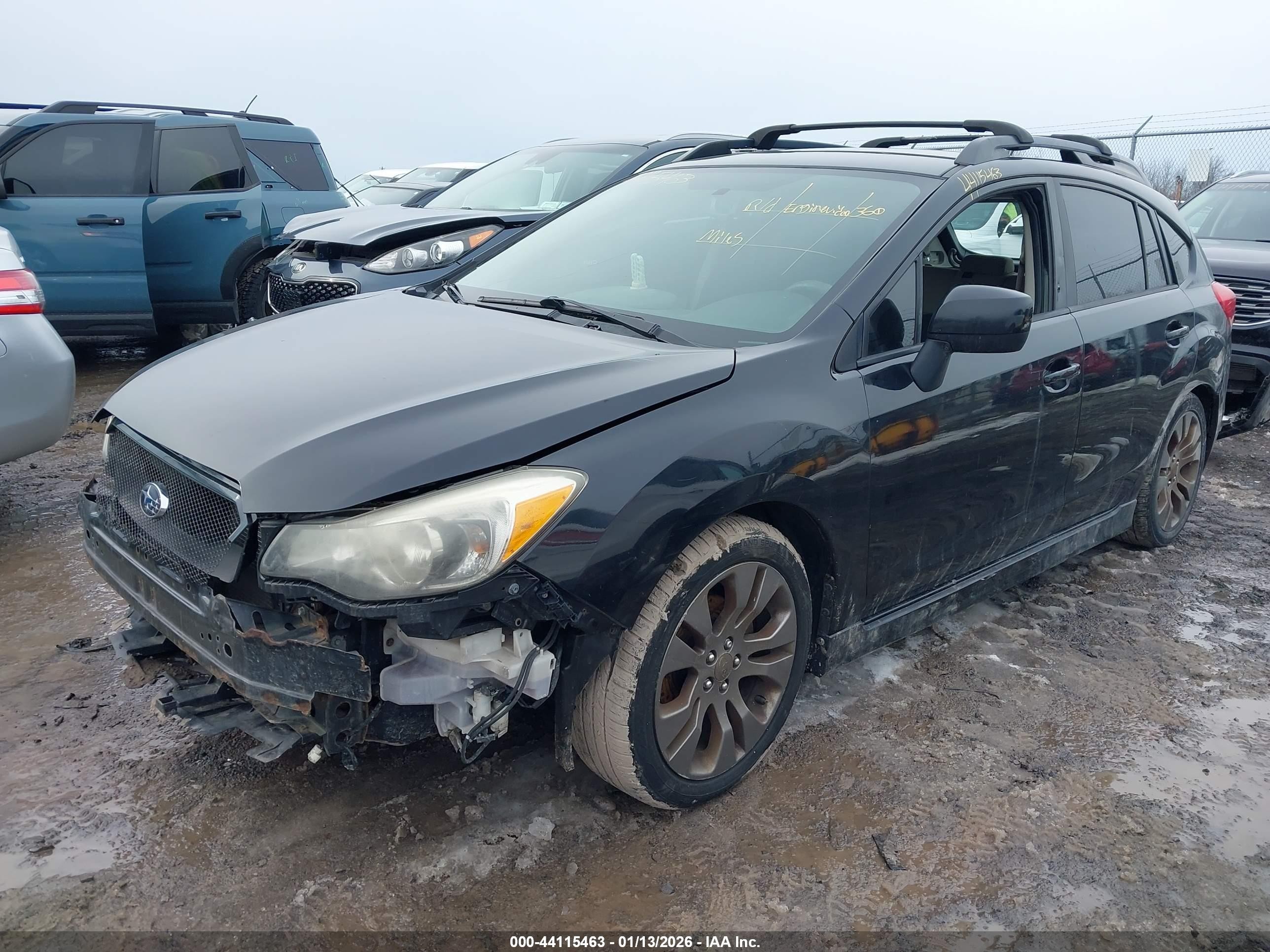 2013 Subaru Impreza 2.0i Sport Premium Черный vin: JF1GPAL64DH813046