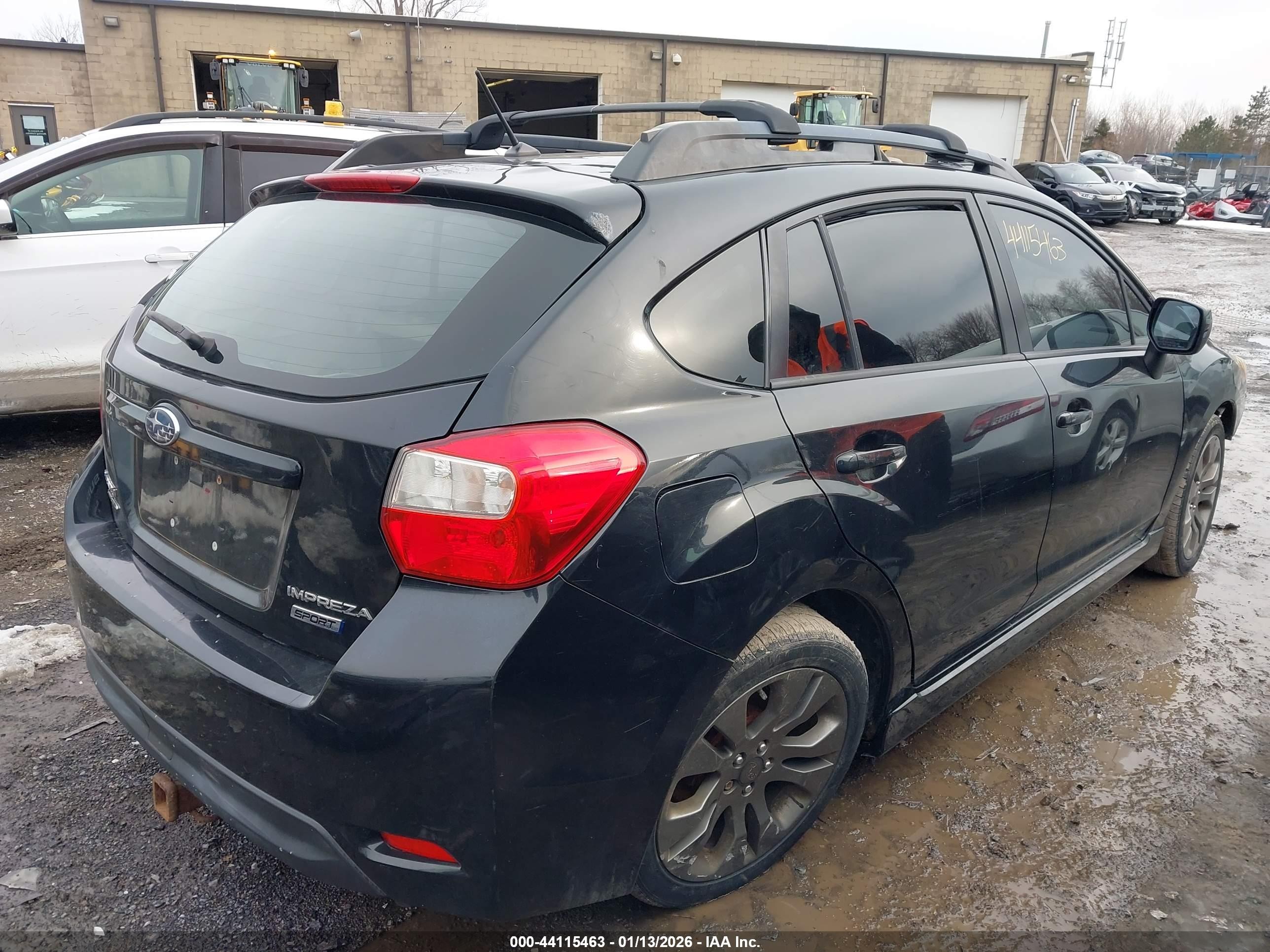 2013 Subaru Impreza 2.0i Sport Premium Черный vin: JF1GPAL64DH813046