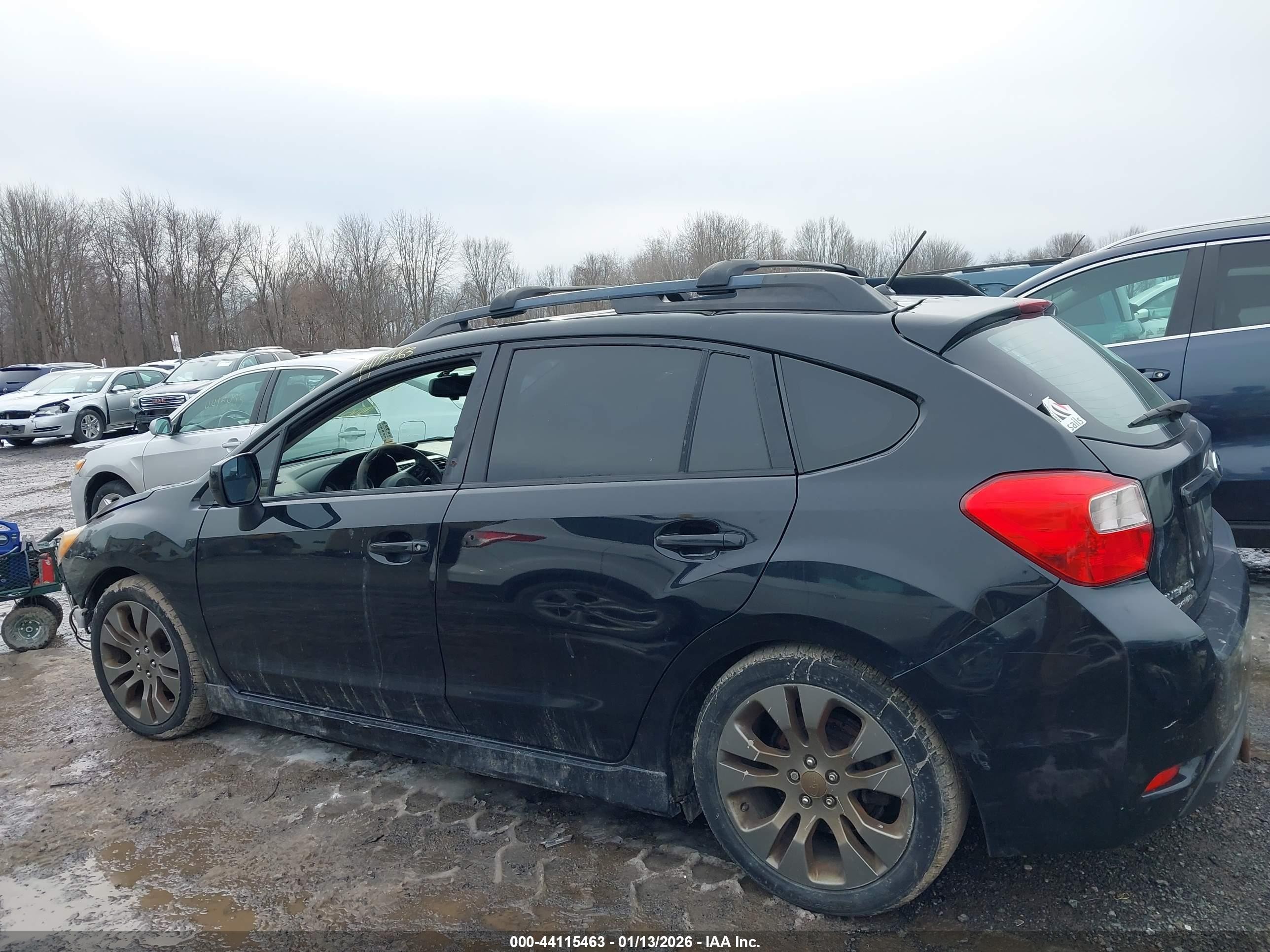 2013 Subaru Impreza 2.0i Sport Premium Черный vin: JF1GPAL64DH813046