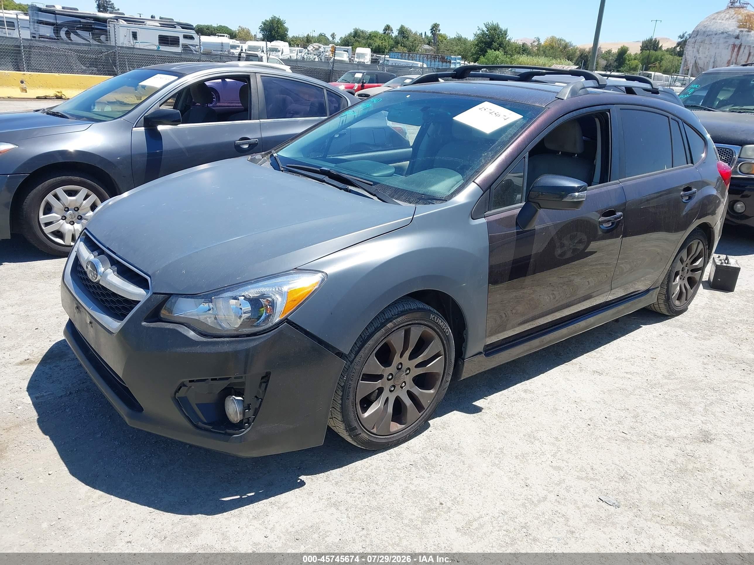 2013 Subaru Impreza 2.0i Sport Premium Бордовый vin: JF1GPAL64DH840070