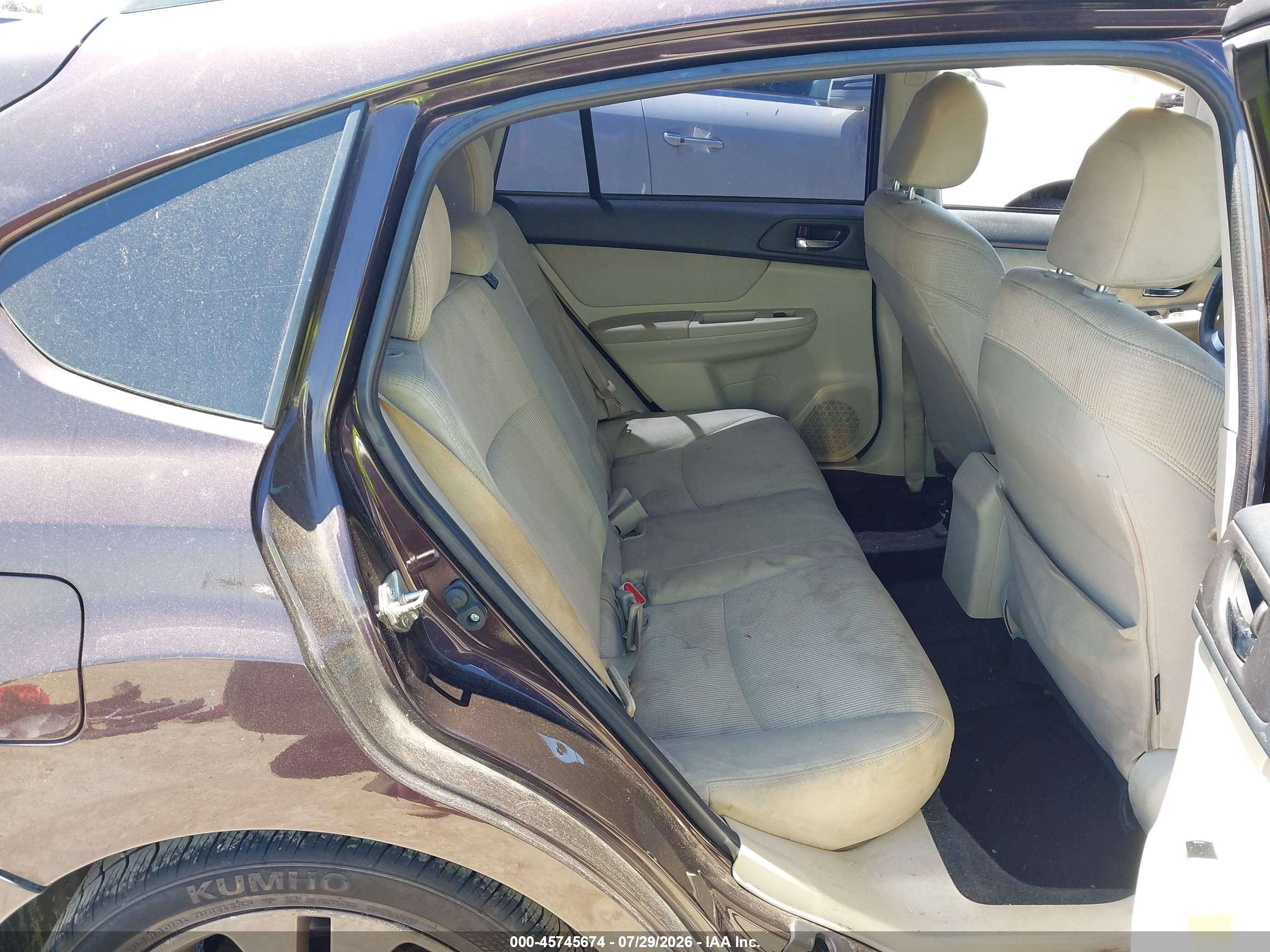 2013 Subaru Impreza 2.0i Sport Premium Бордовый vin: JF1GPAL64DH840070