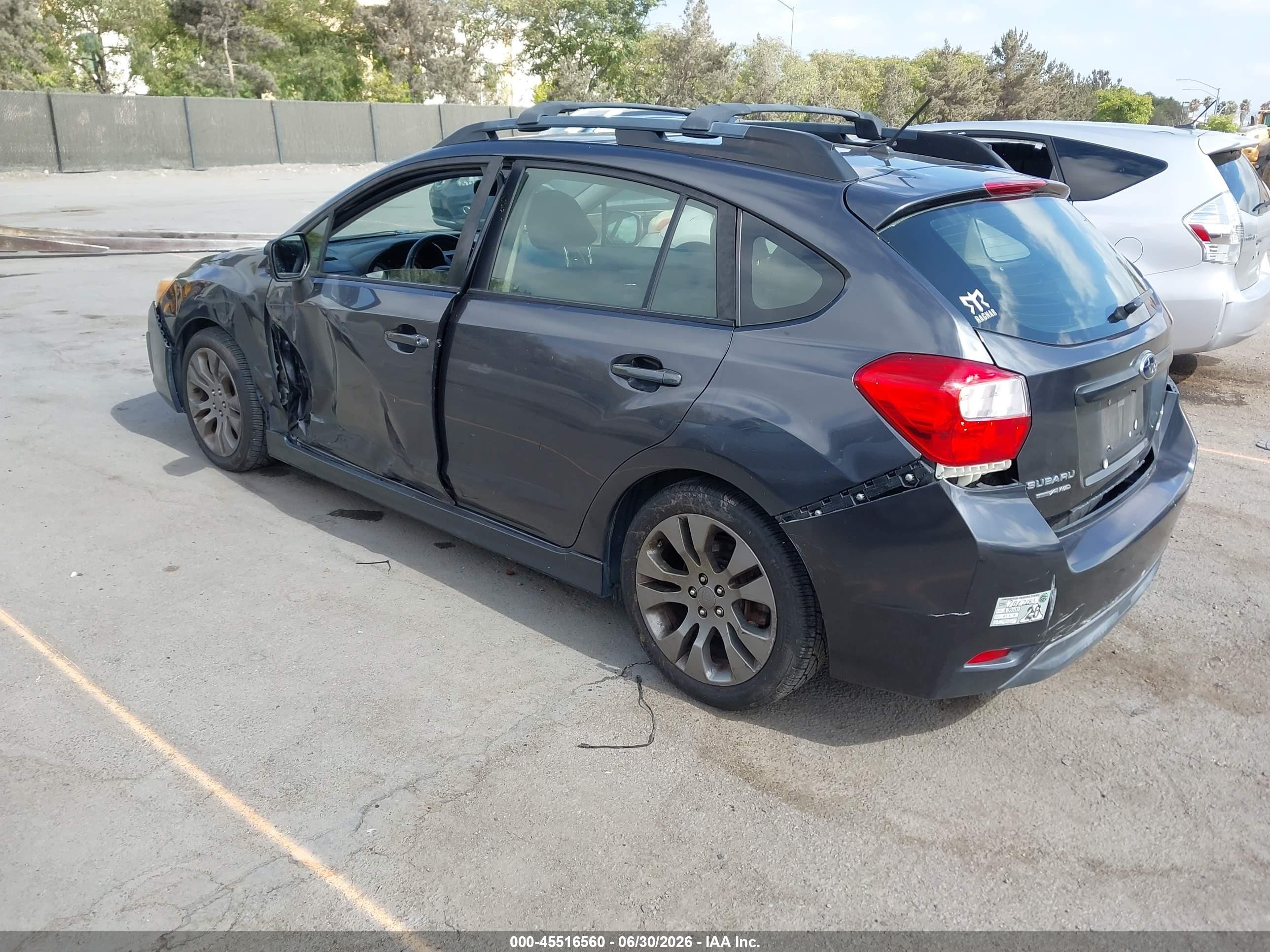2013 Subaru Impreza 2.0i Sport Premium Gray vin: JF1GPAL64DH847021