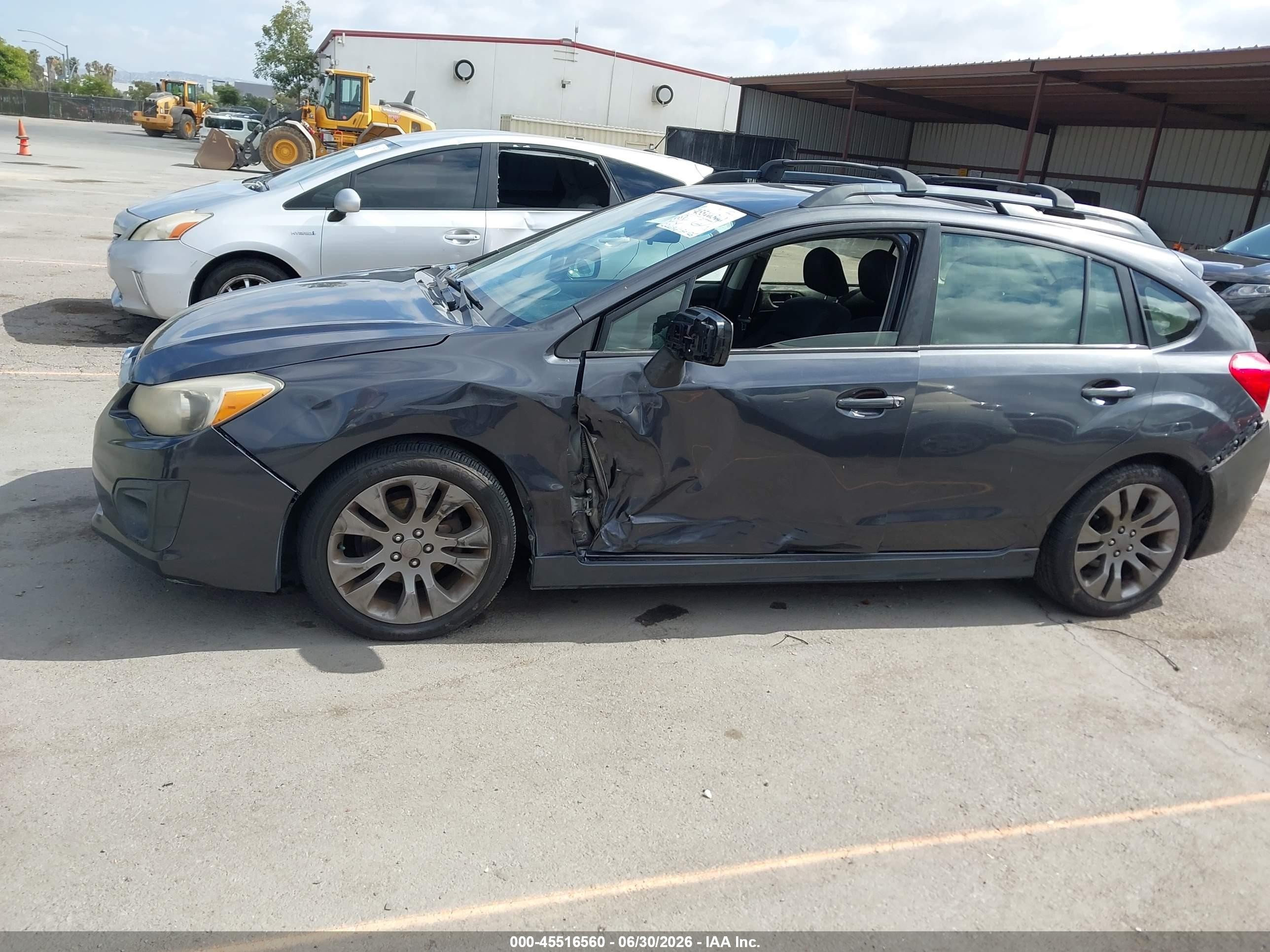 2013 Subaru Impreza 2.0i Sport Premium Gray vin: JF1GPAL64DH847021