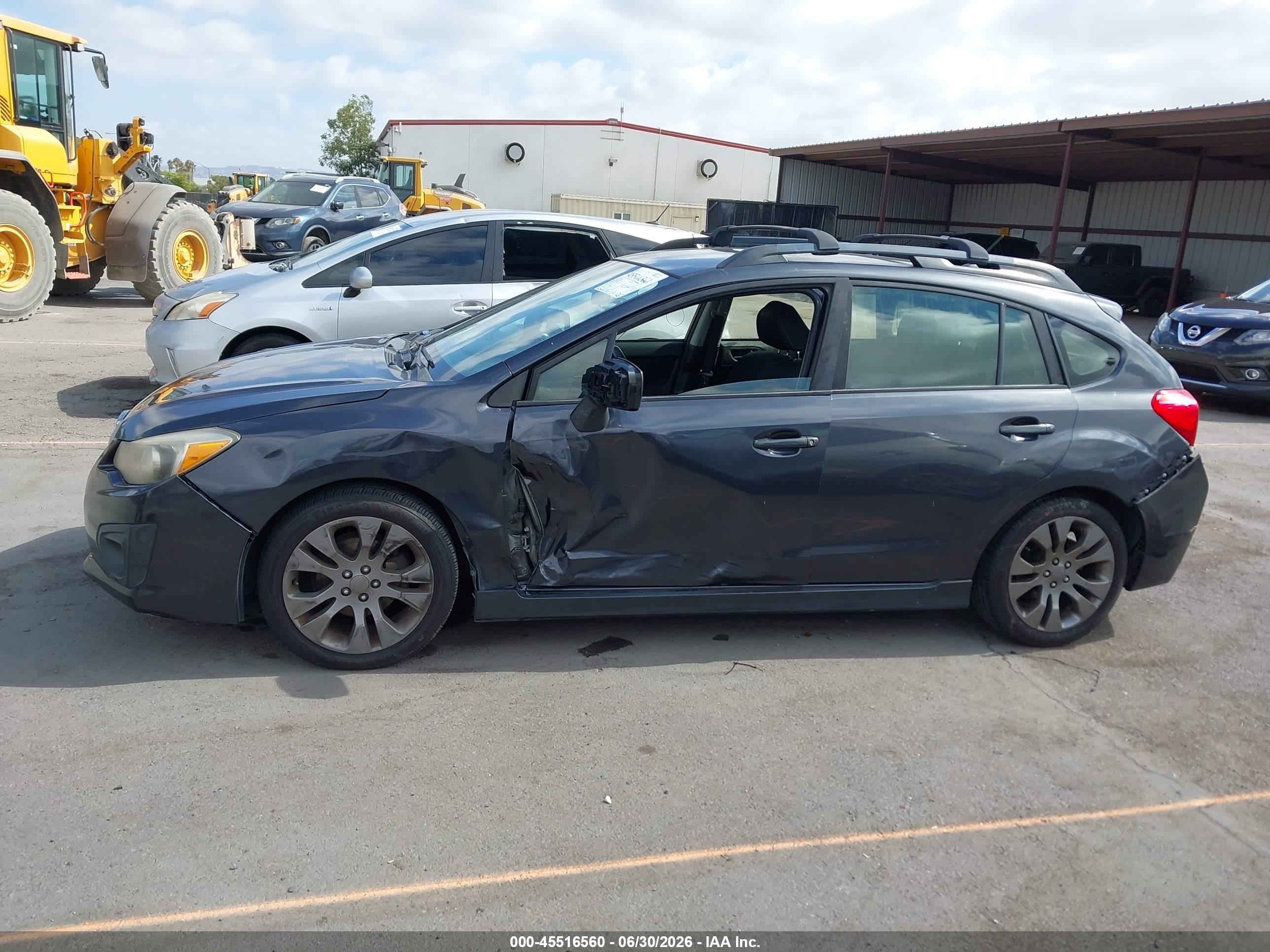 2013 Subaru Impreza 2.0i Sport Premium Gray vin: JF1GPAL64DH847021