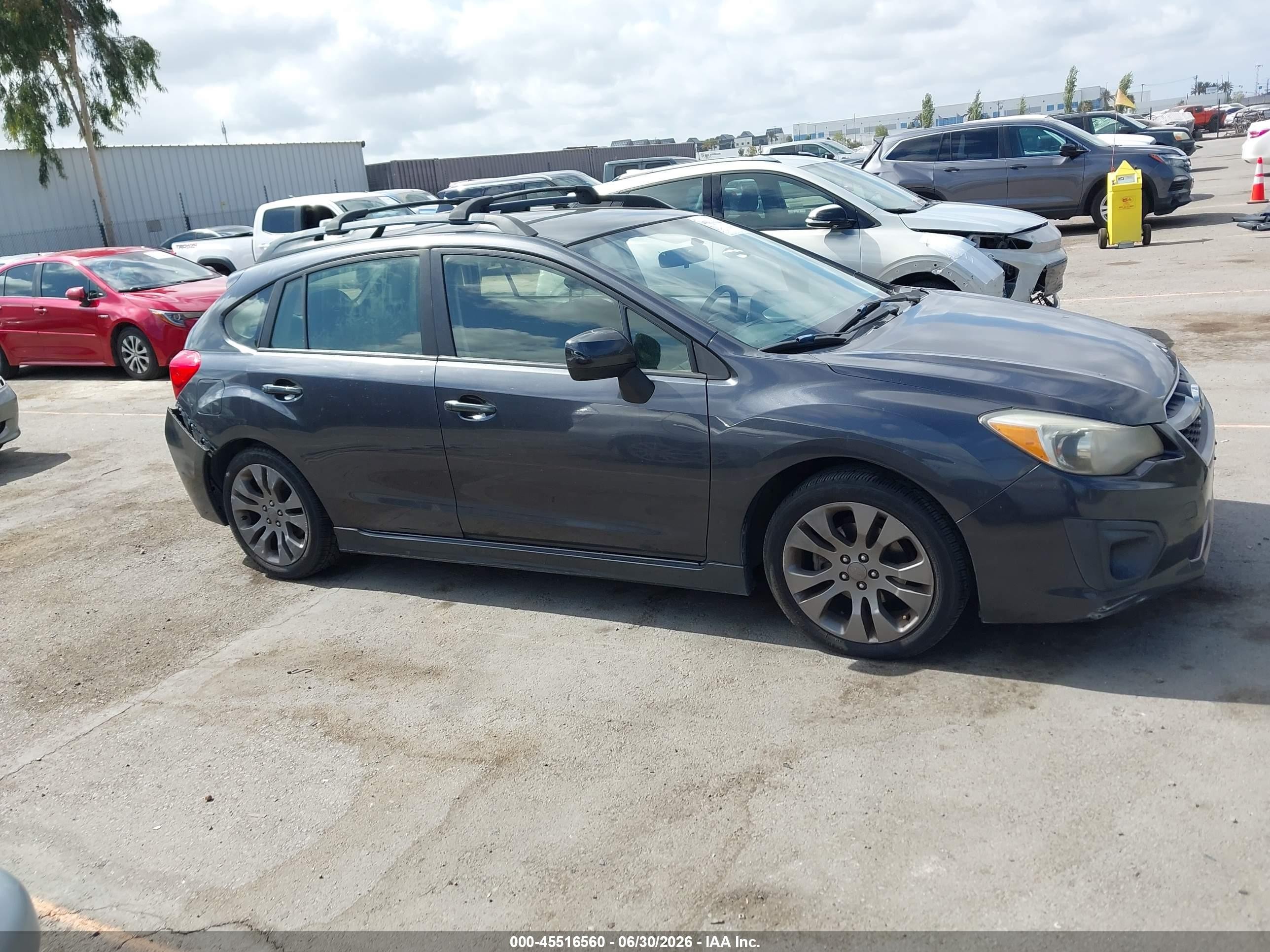 2013 Subaru Impreza 2.0i Sport Premium Gray vin: JF1GPAL64DH847021