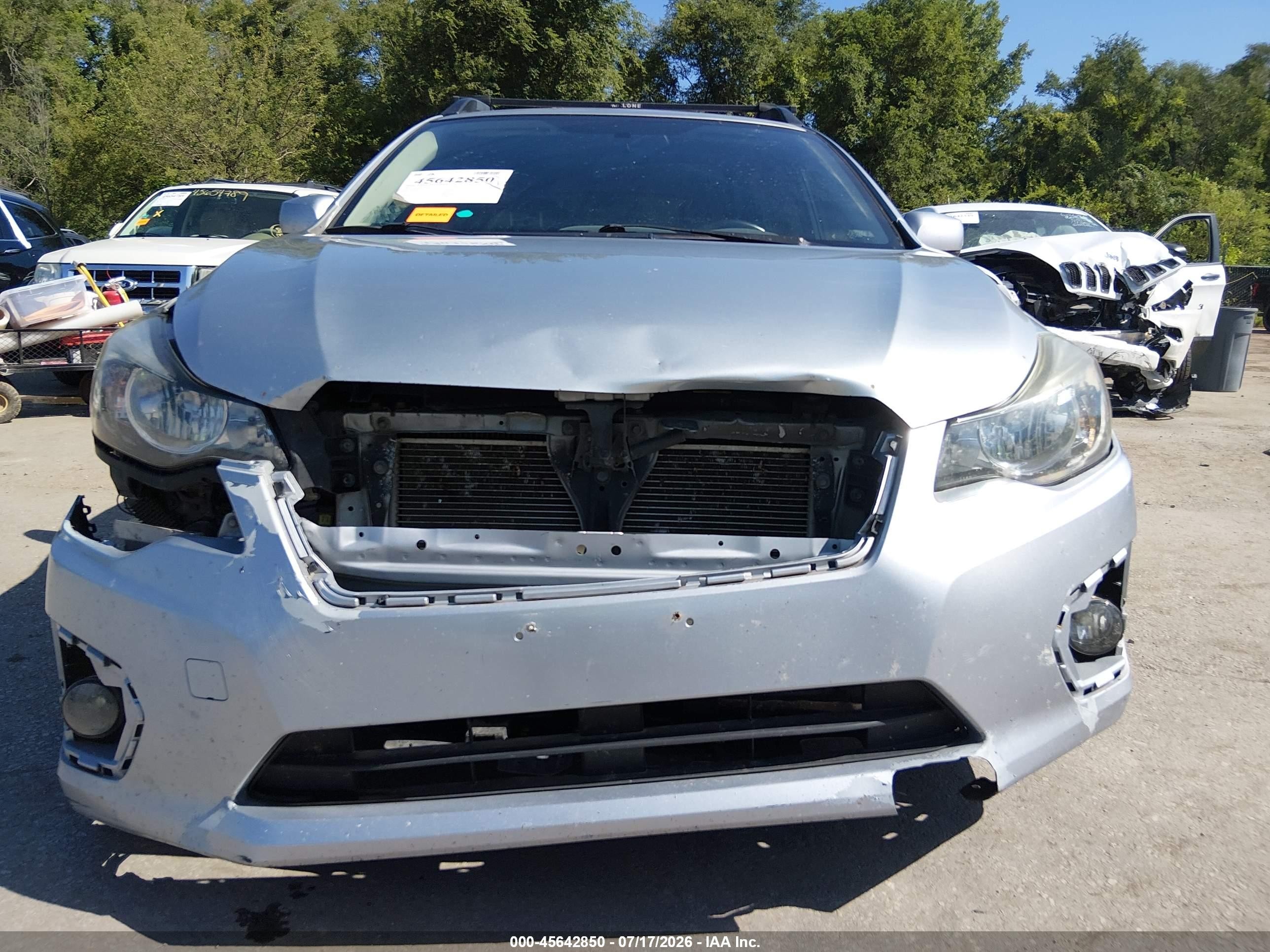 2014 Subaru Impreza 2.0i Sport Premium Silver vin: JF1GPAL64E8214309