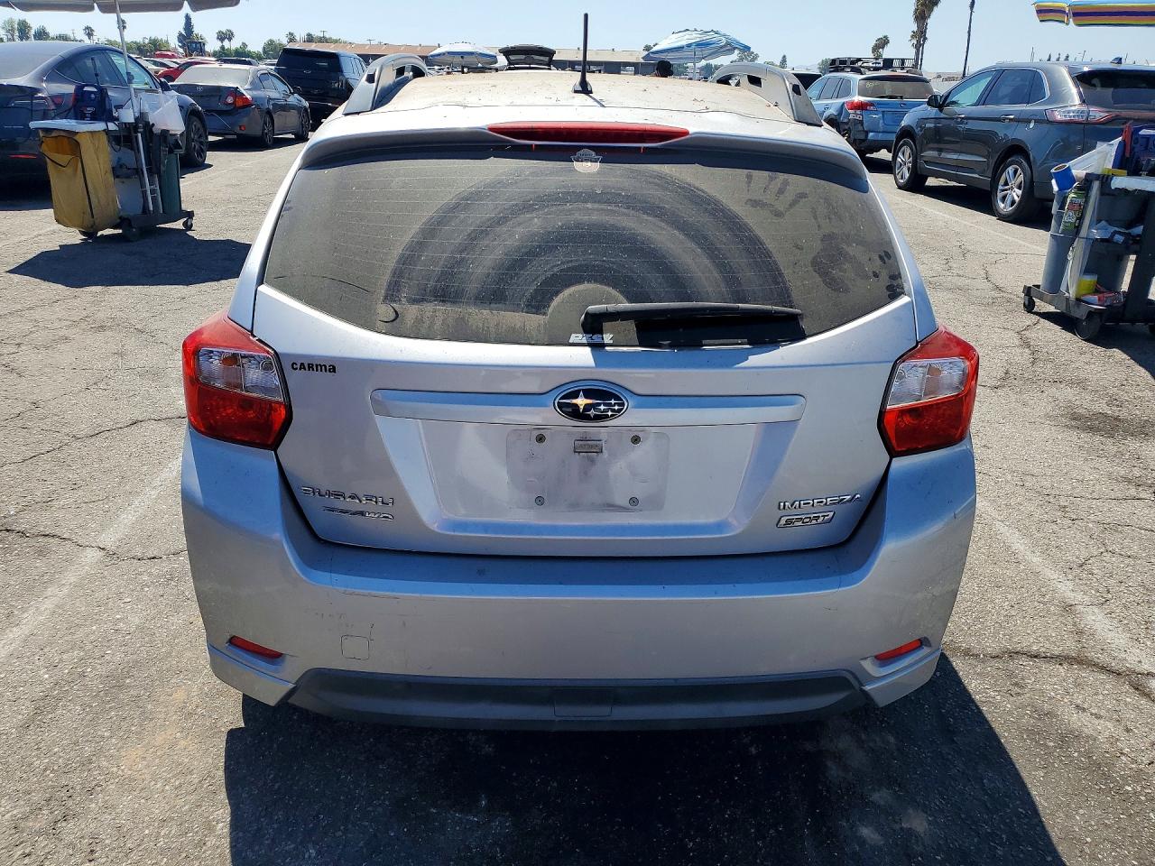 2014 Subaru Impreza Sport Premium Silver vin: JF1GPAL64E8218392