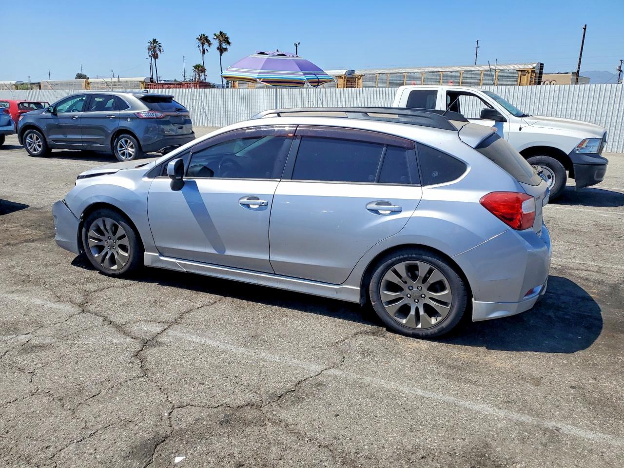 2014 Subaru Impreza Sport Premium Silver vin: JF1GPAL64E8218392
